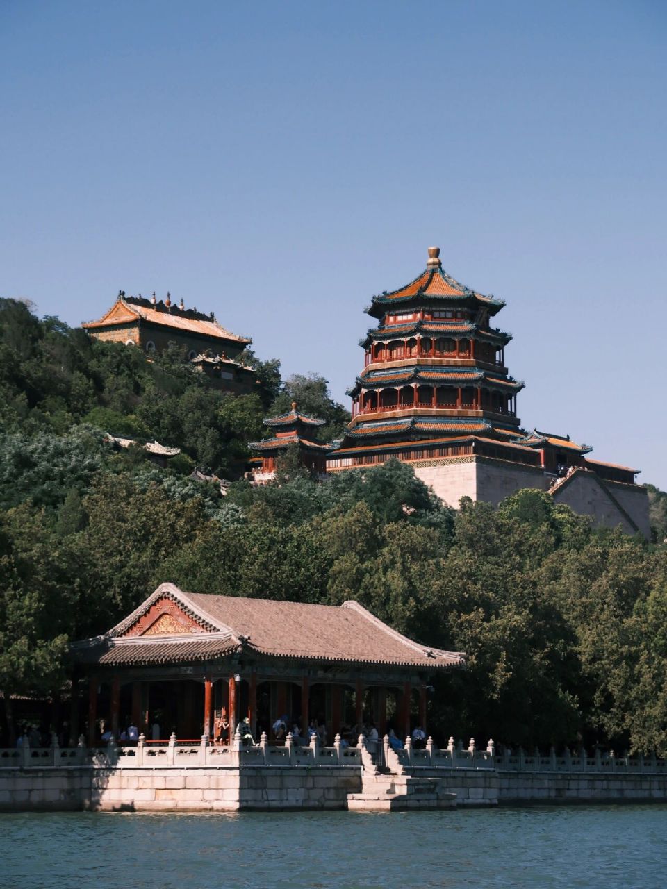 颐和园已进入绝佳游览期|图二附详细路线73 颐和园是以昆明湖,万寿