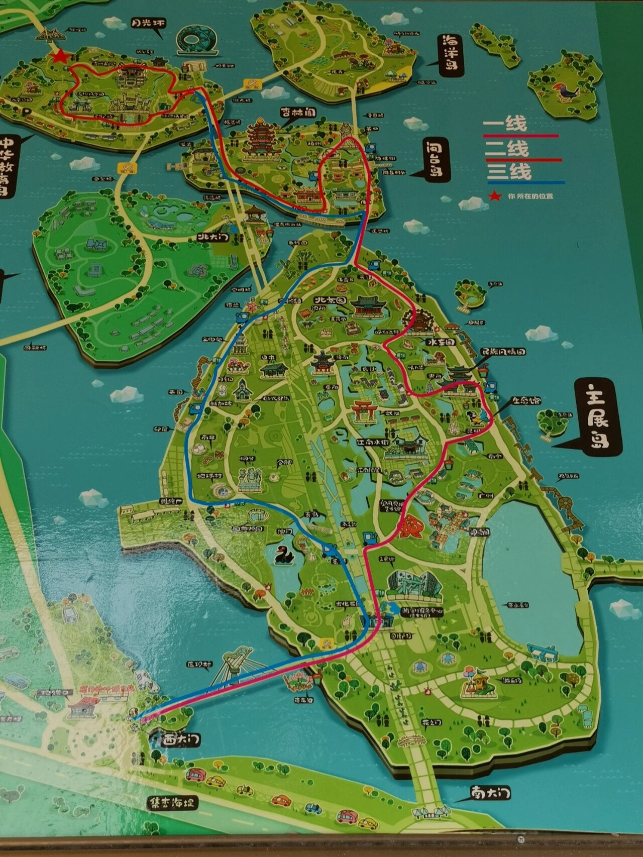 厦门园博苑地图