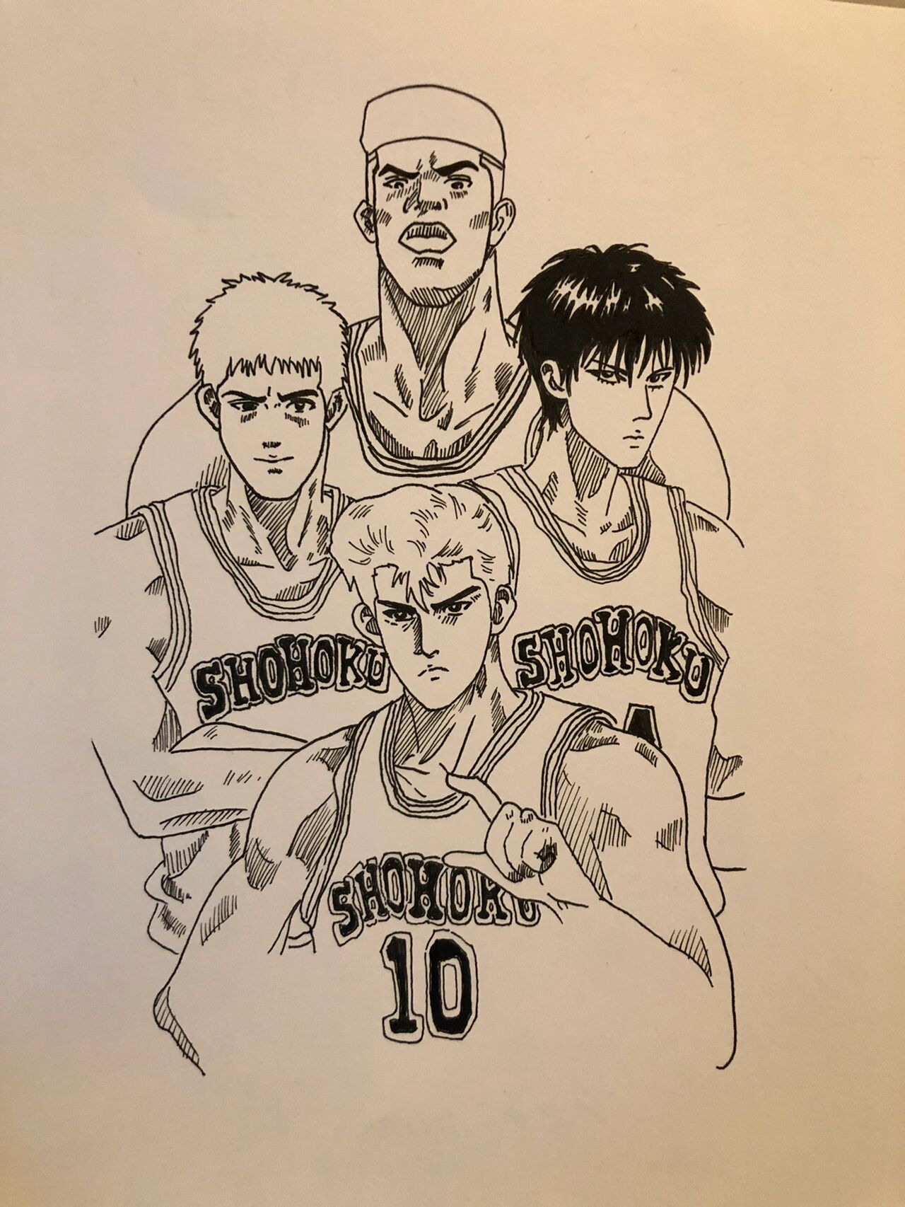 灌篮高手 手绘 附过程