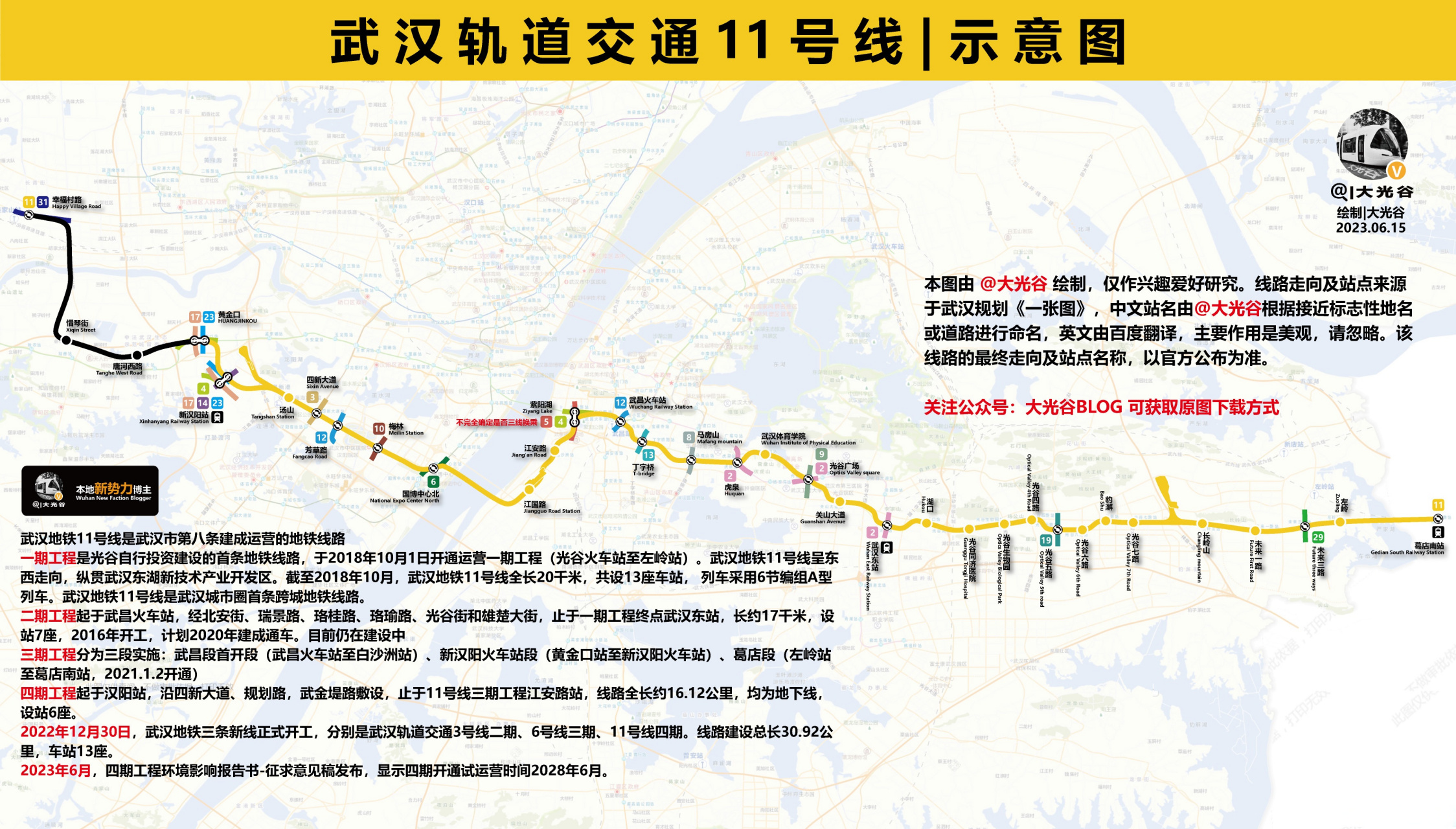 7月10日,武汉轨道十一号线二期一标关山大道站～终点(竖井)区间右线