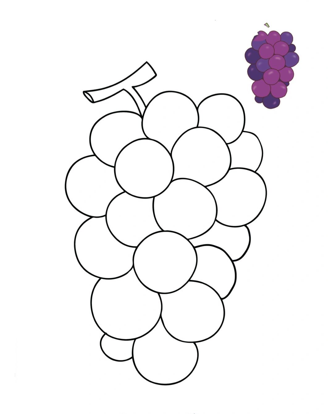 999694简单的水果涂色