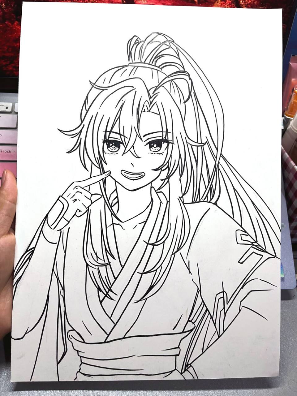 画画的日常# #画画# #简笔画教程# #魔道魔道祖师忘羡# #魔道祖饰魏