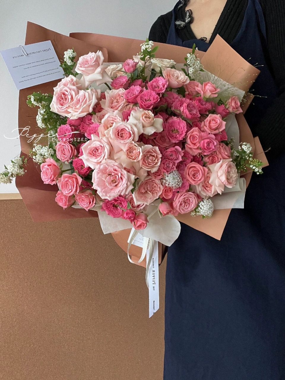 多头玫瑰 苏菲宝贝 玫粉色系|南京花店礼物 "人间处处是繁华,你要努力