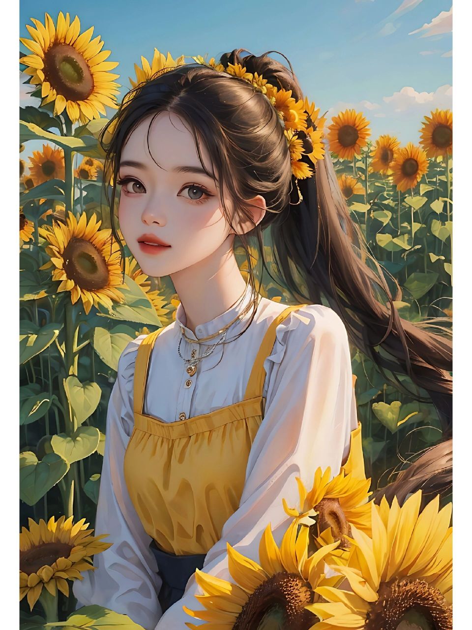 向日葵女孩