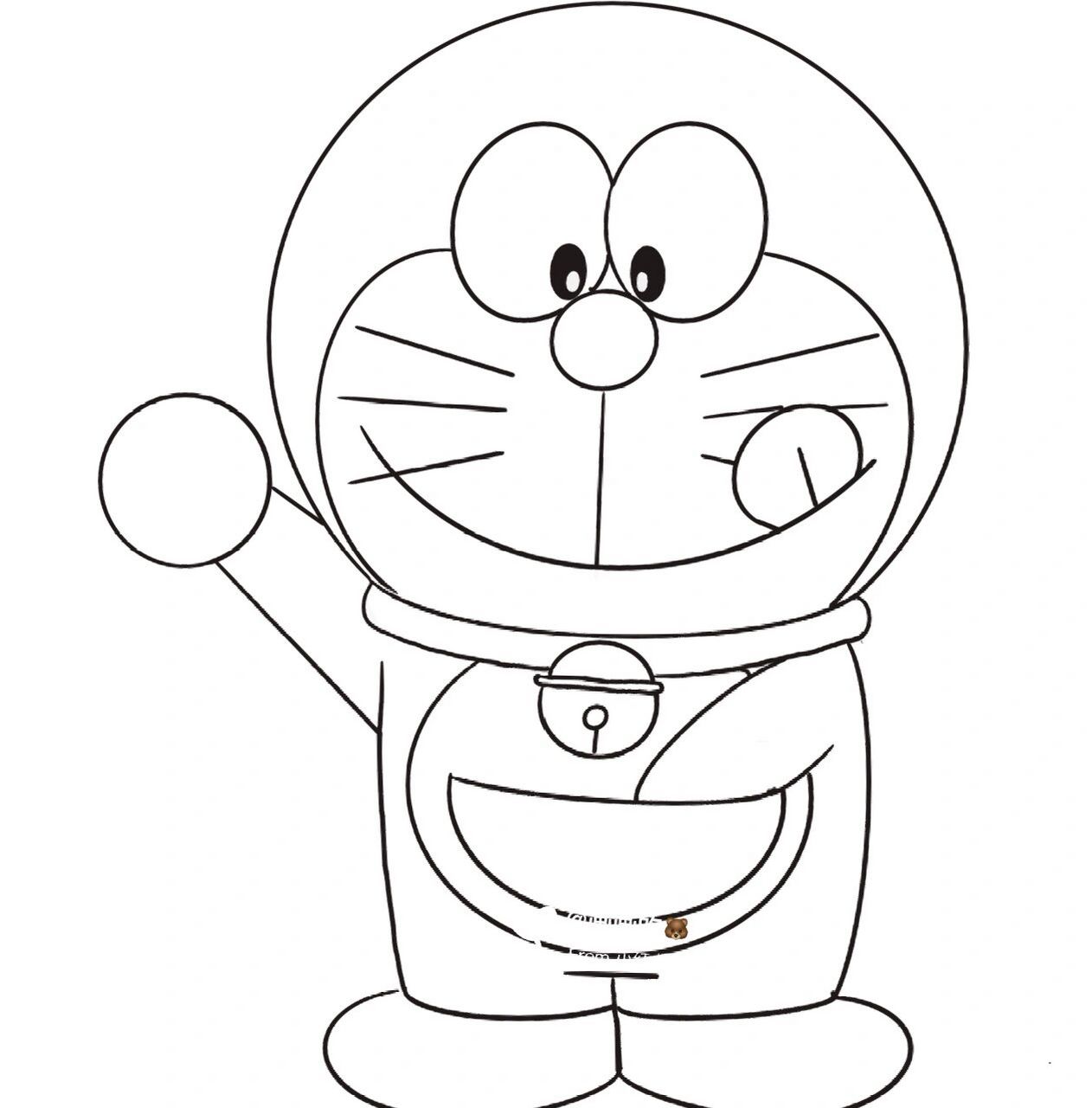 哆啦a梦简笔画