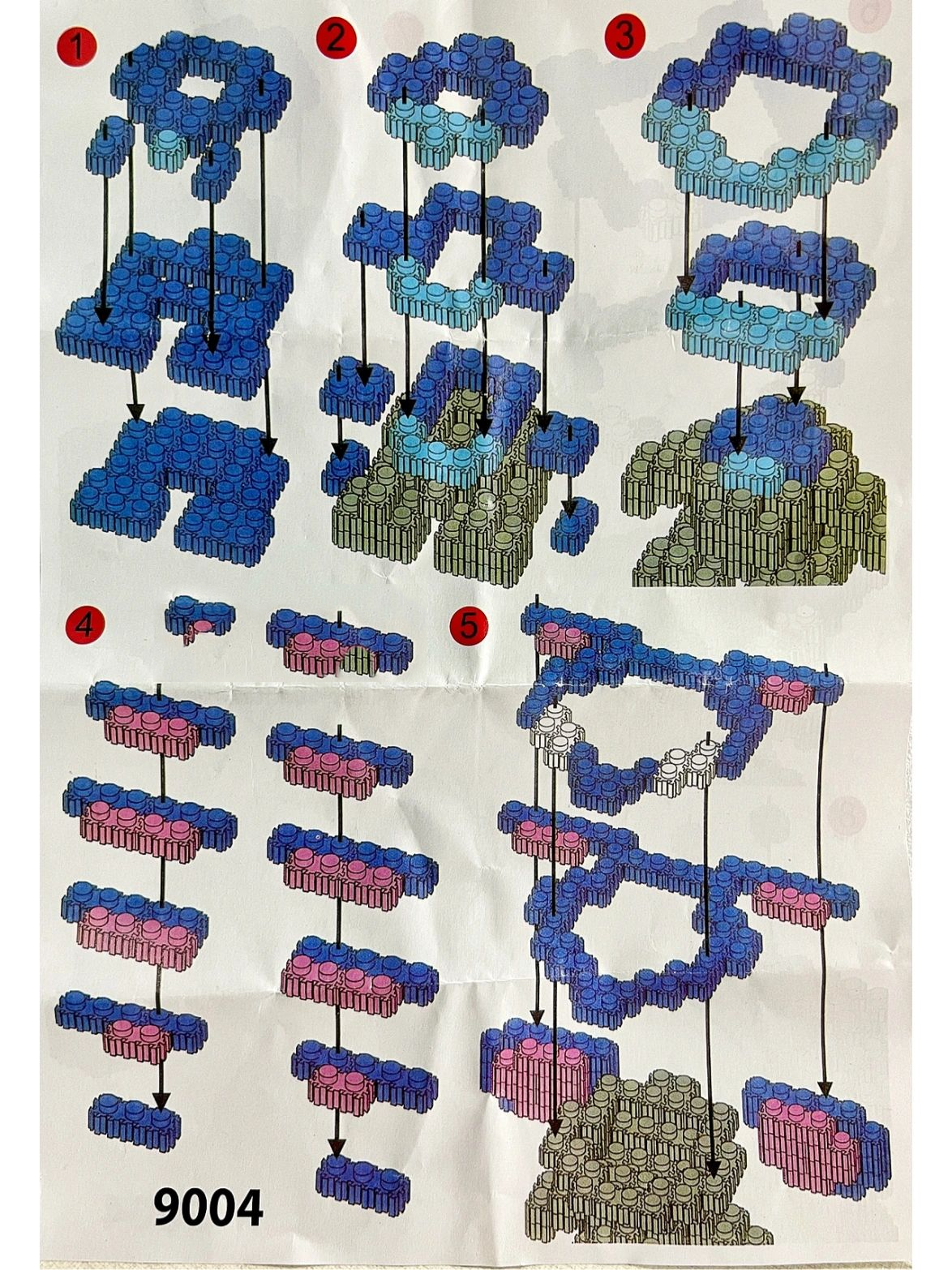 史迪仔微颗粒积木77图纸教程分享