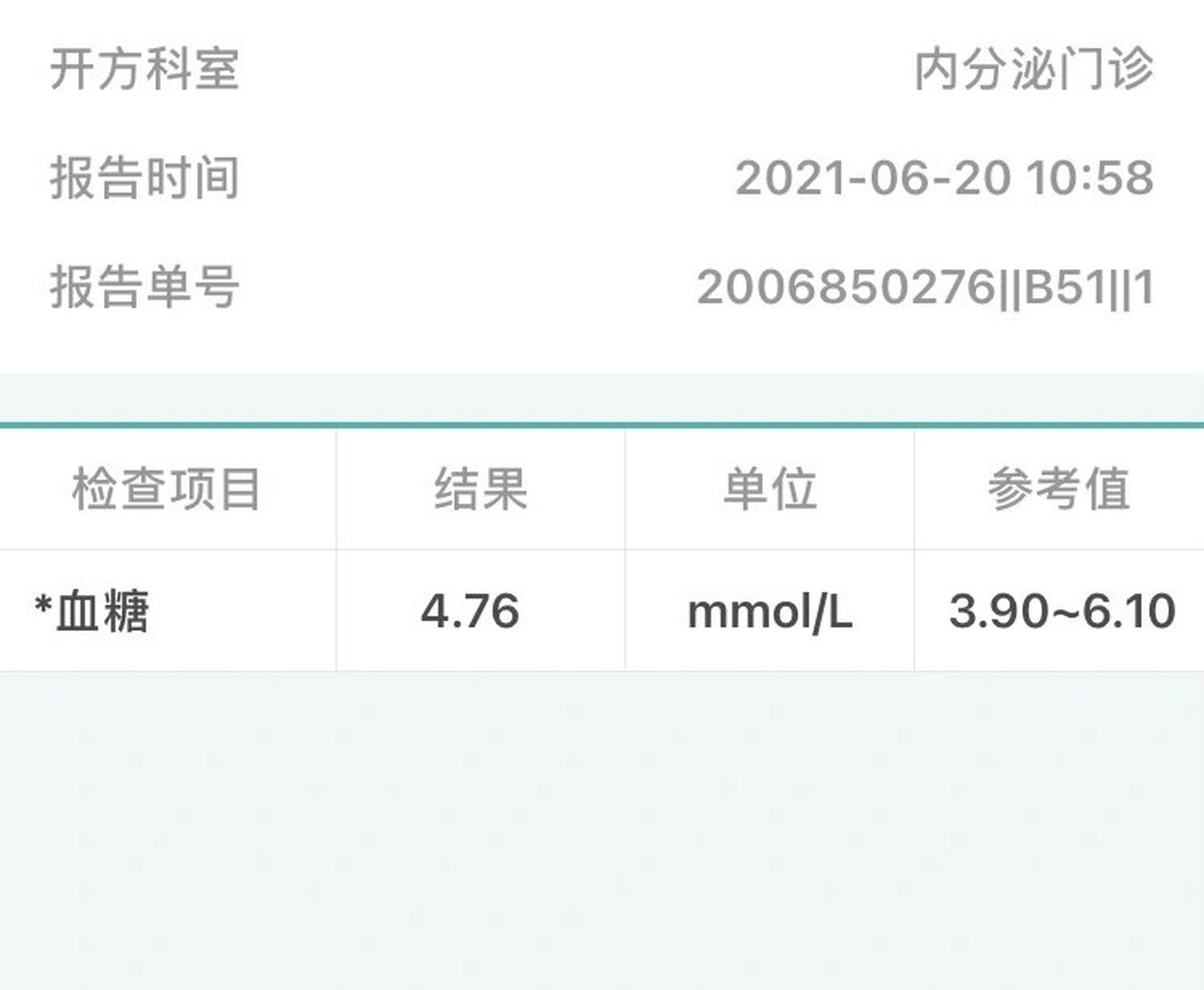 糖化血红蛋白6.1图片