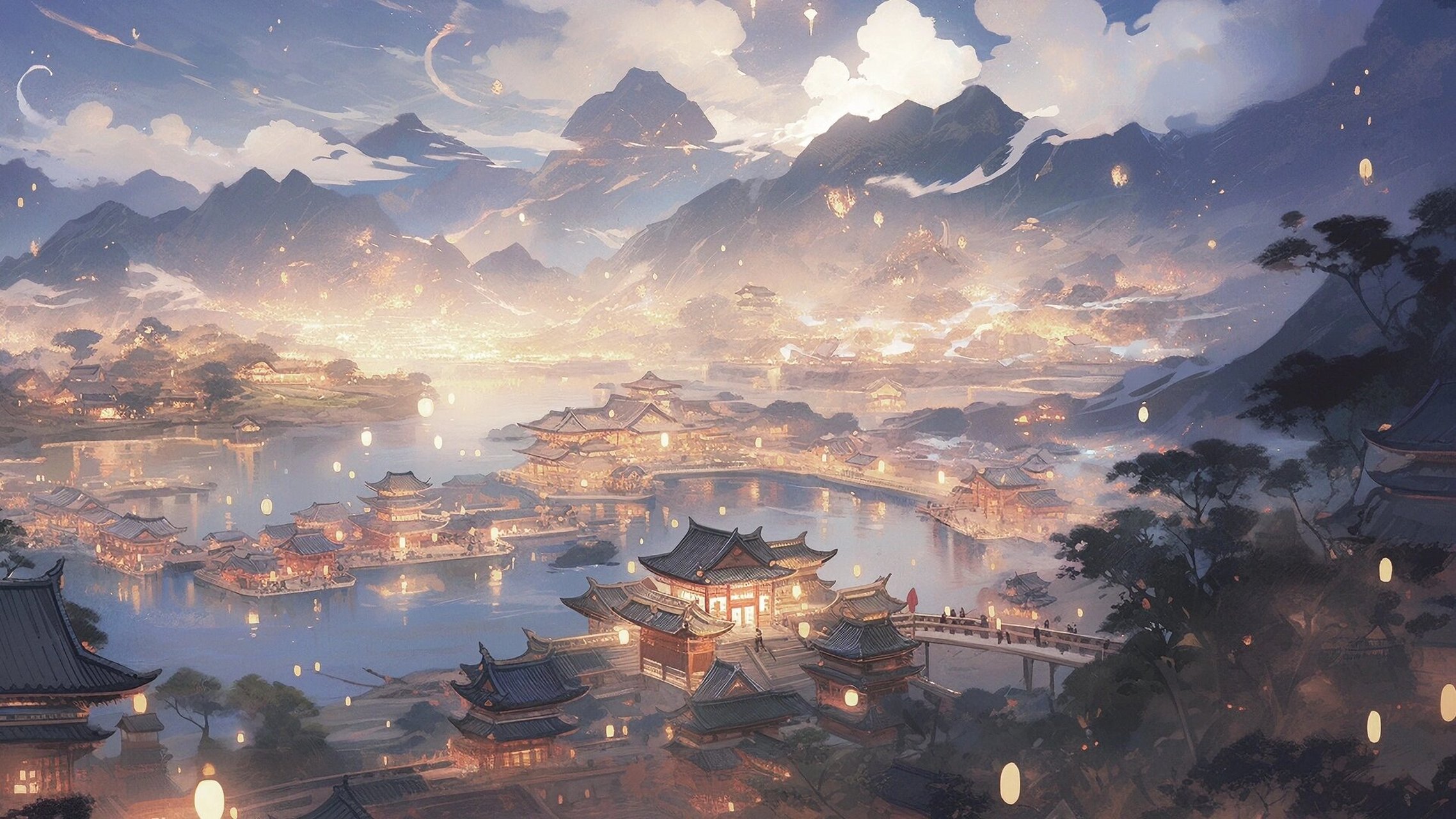 古风壁纸|九月九黄鹤楼登高 独在异乡为异客,每逢佳节倍思亲.