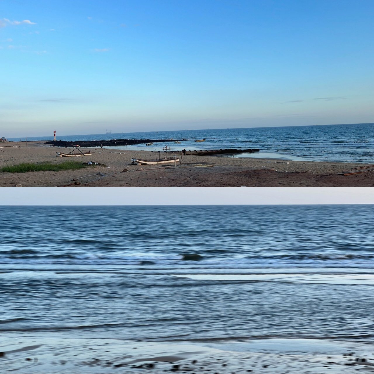 防城港最美海滩-白沙湾 17:40分到达白沙湾 日落最浓烈的时候 怎么拍