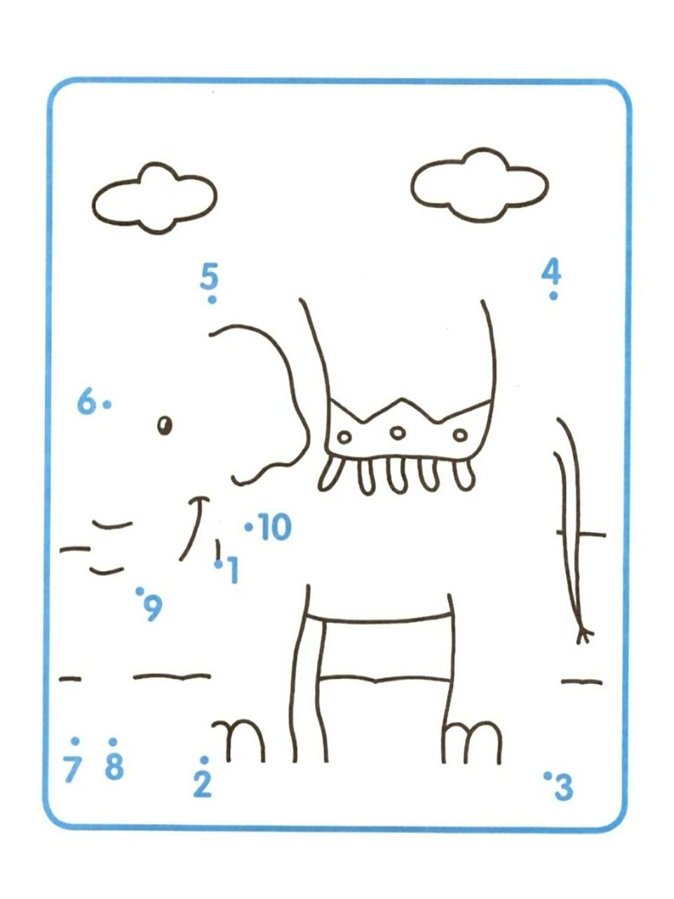 07益智区07～数字连线画 培养幼儿的数感,为幼小衔接打下基础.