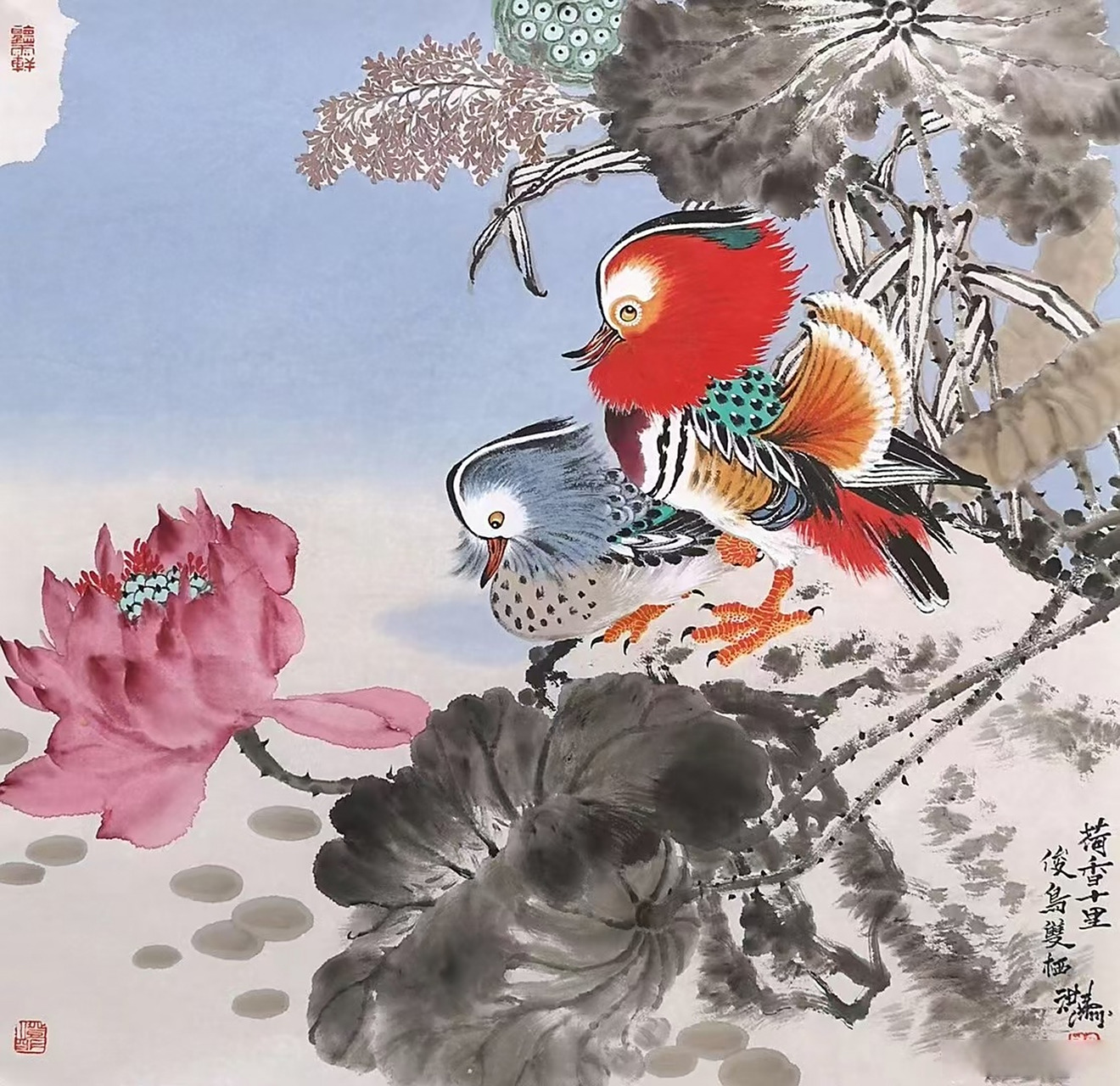 李洪涛老师花鸟作品#遇见艺术##国画