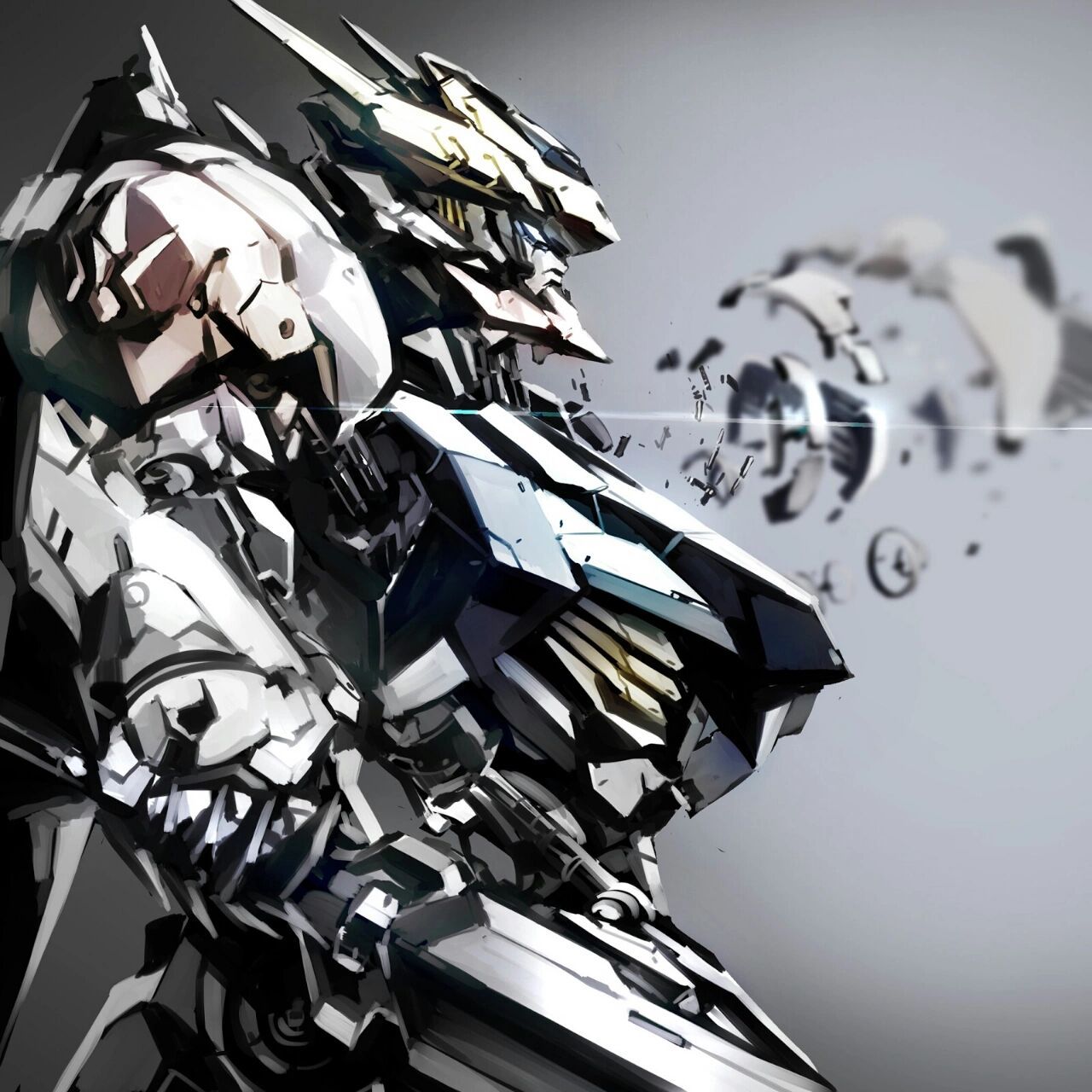 有史以来最帅的高达,巴巴托斯狼王  科幻 点赞加收藏,走路不迷路,再来