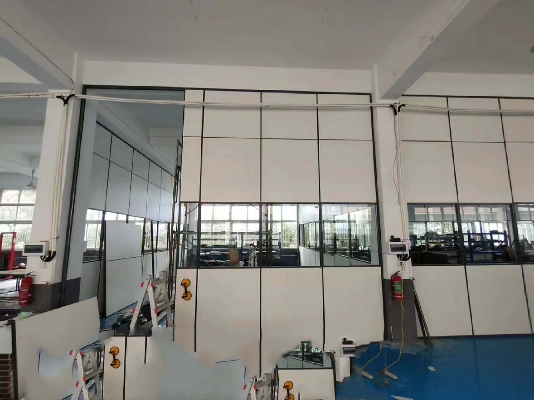 厂房车间仓库办公室搭建玻璃隔断隔墙板