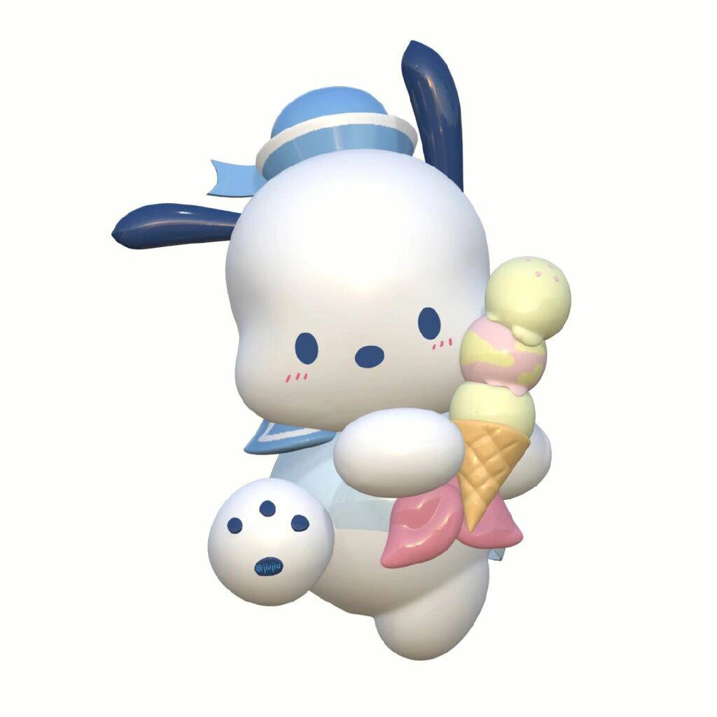 微信头像|3d立体库洛米 帕恰狗