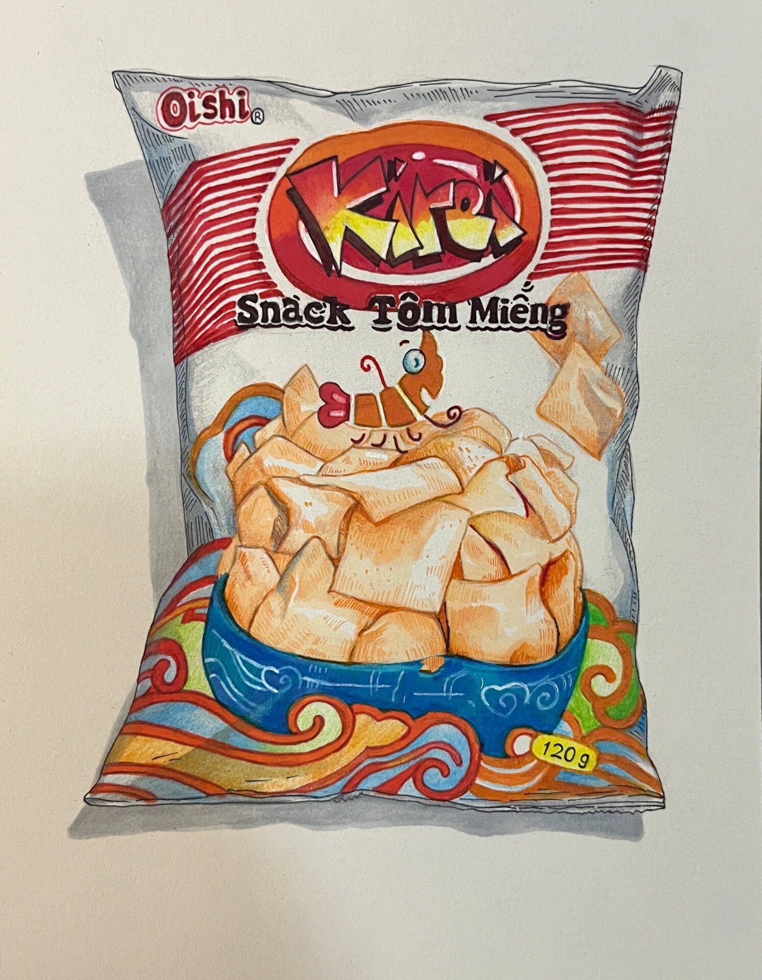 马克笔手绘|零食【合集】