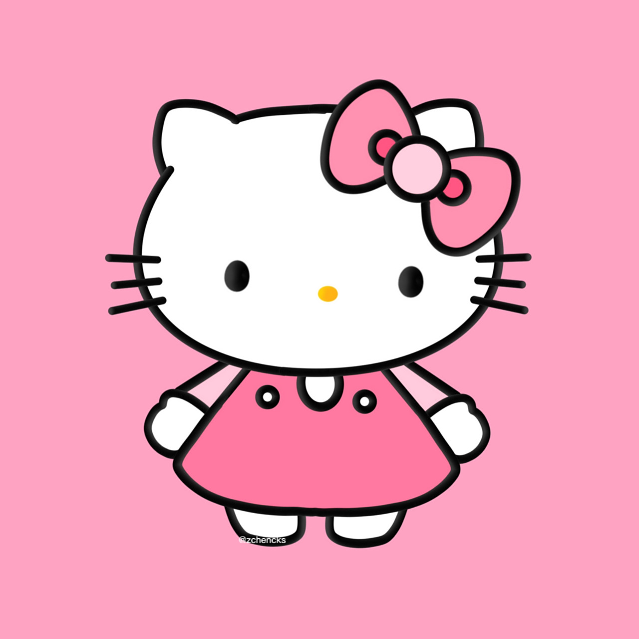 kitty情头92      敲可爱的kitty情头