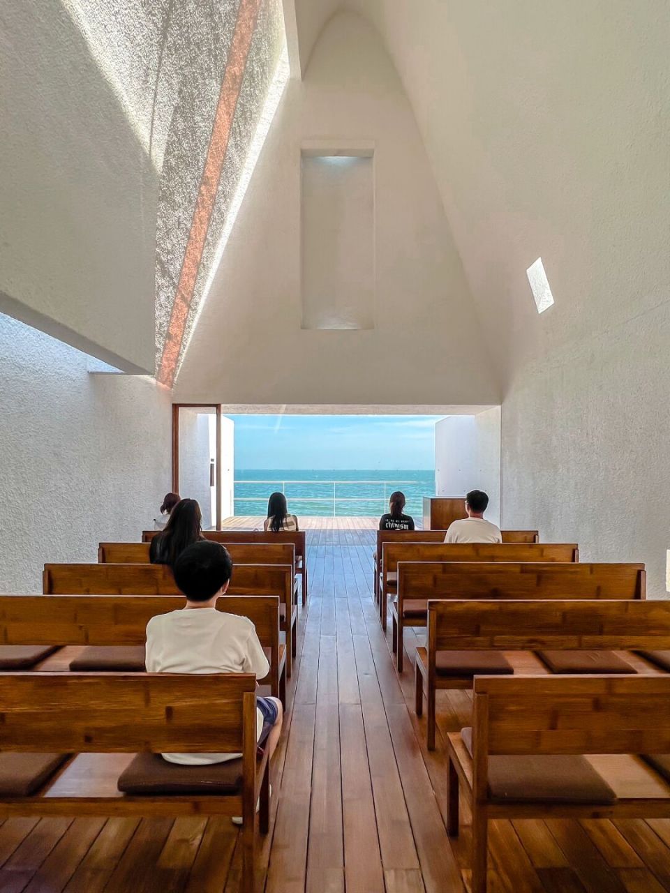 原来阿那亚教堂里长这个样子! #阿那亚礼堂# #阿那亚拍照# #阿那亚