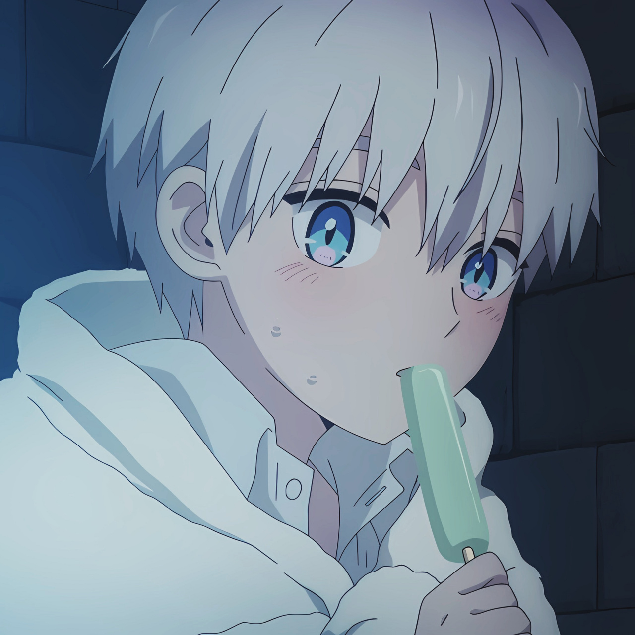 「冰属性男子与酷酷女同事」变小的冰室君 "你的眼里有星辰大海 胜过