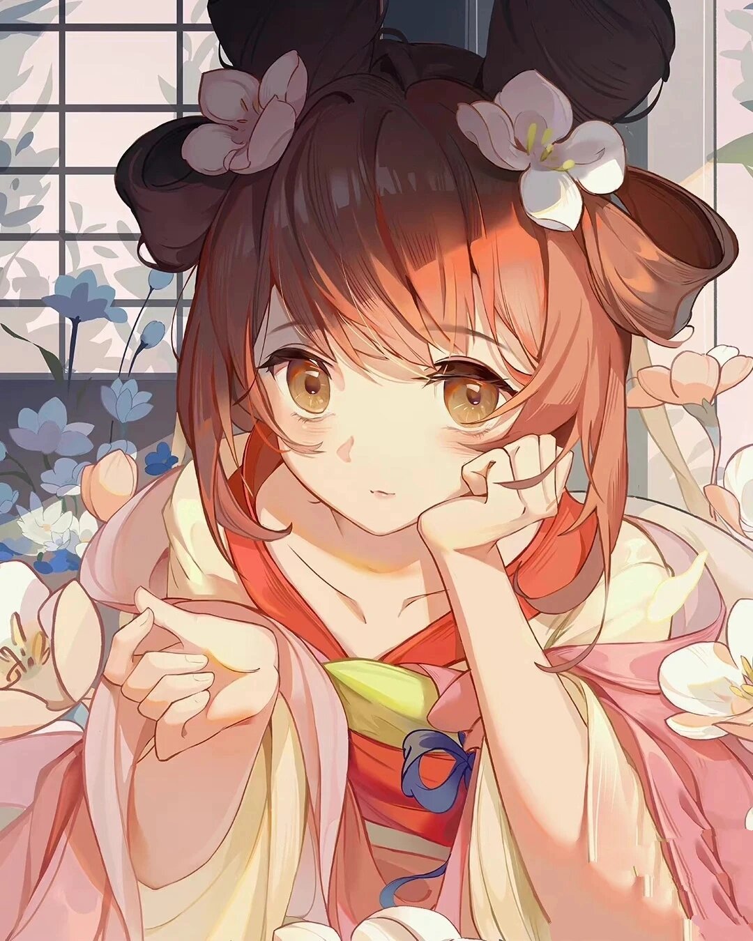 忘川风华录超美头像 素材我都是来源于小红书滴 最近抽卡总是抽到红拂