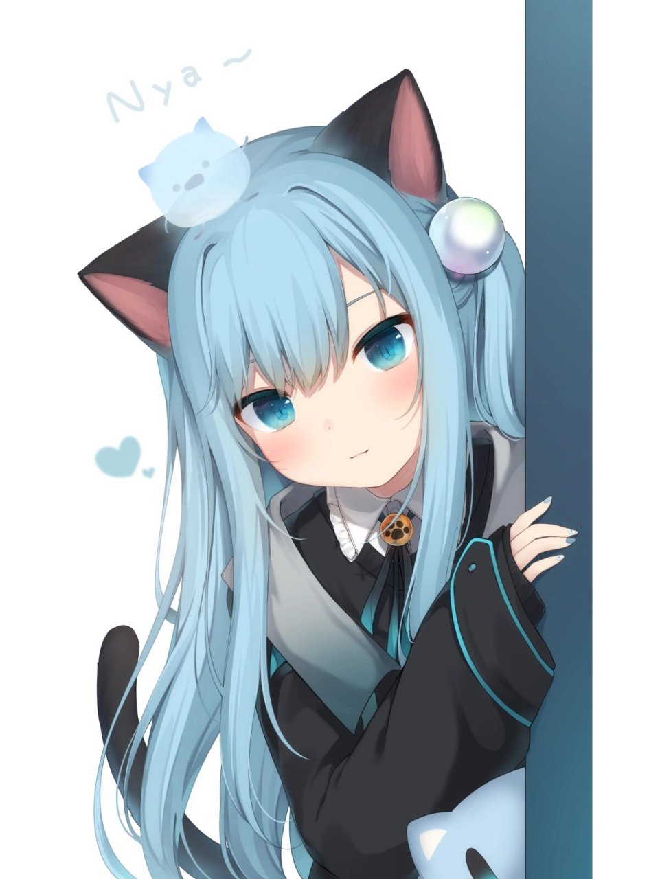 猫羽雫壁纸! 原图找我要就好了 睡醒了回