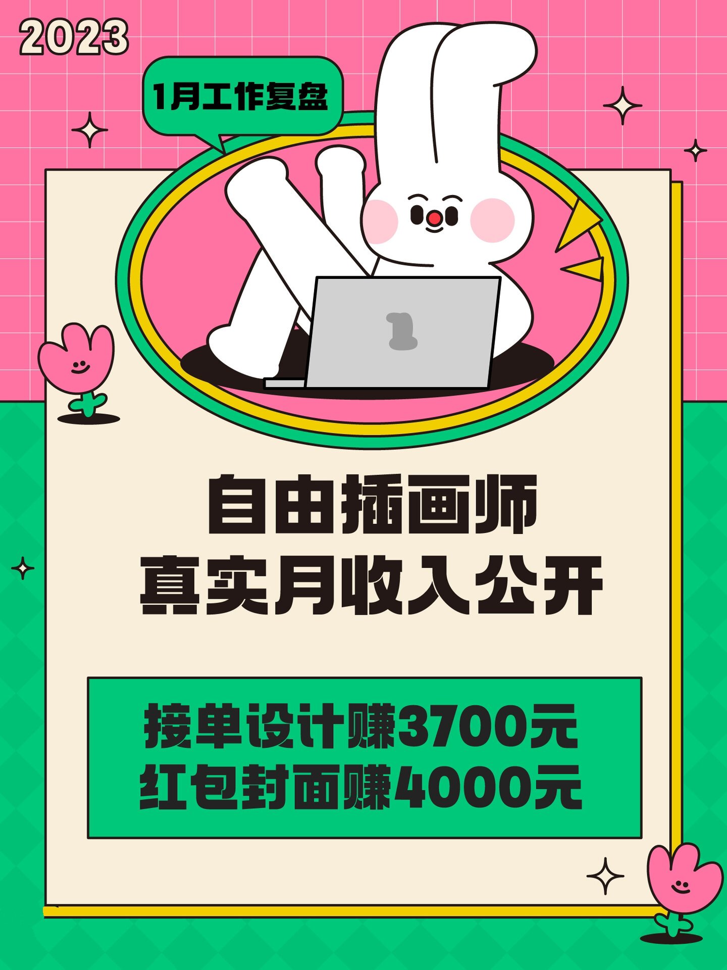复盘:7700元自由插画师真实月收入大公开