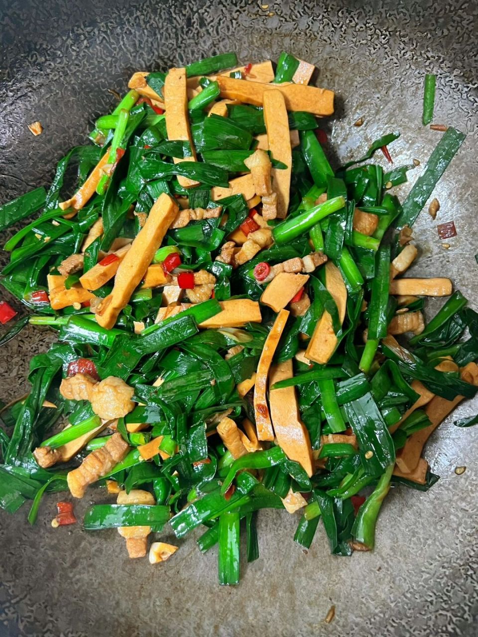 韭菜炒香干# #韭菜# #超级下饭的家常菜