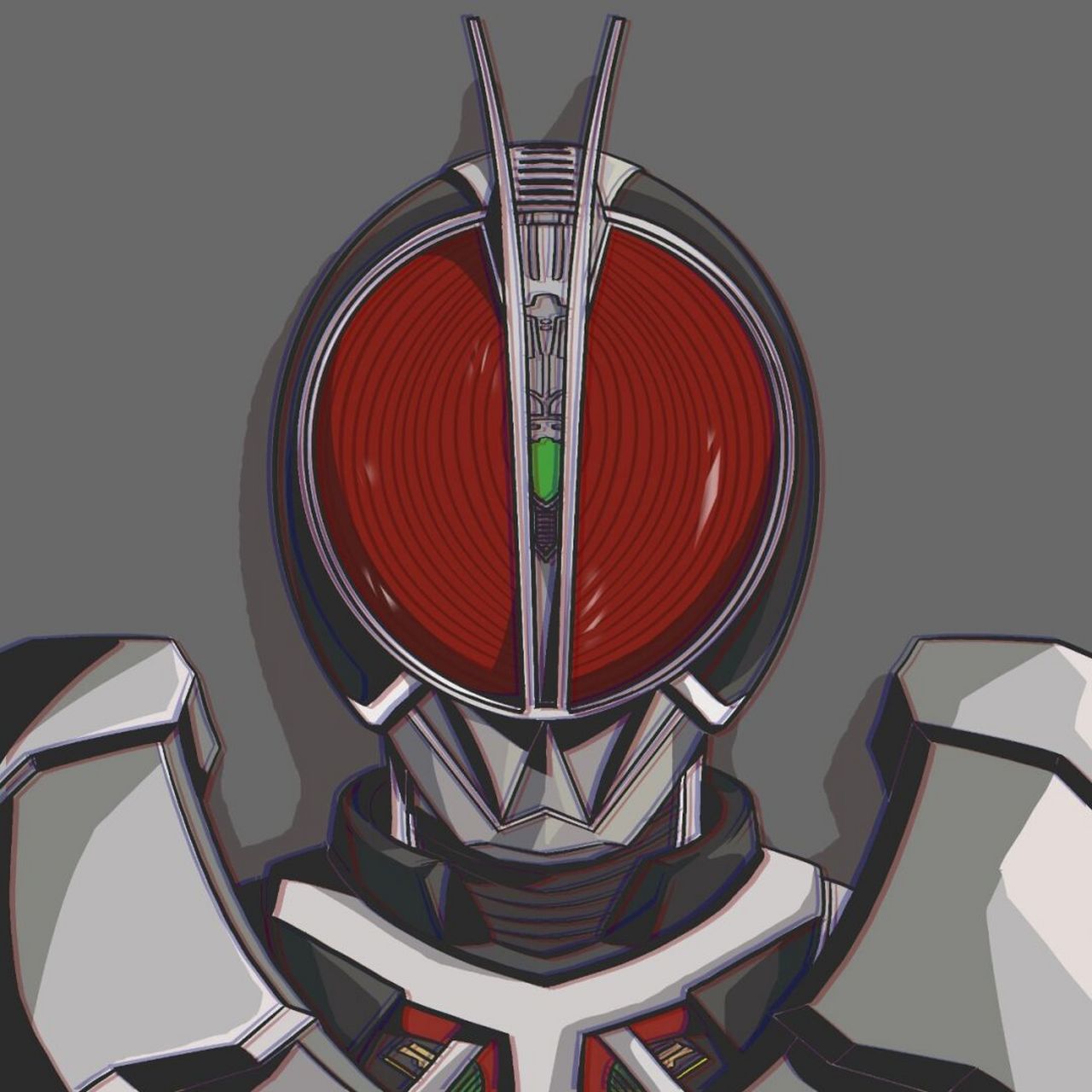 加速形态!#假面骑士# #画画# #procreate# #头像分享# #假面骑士555