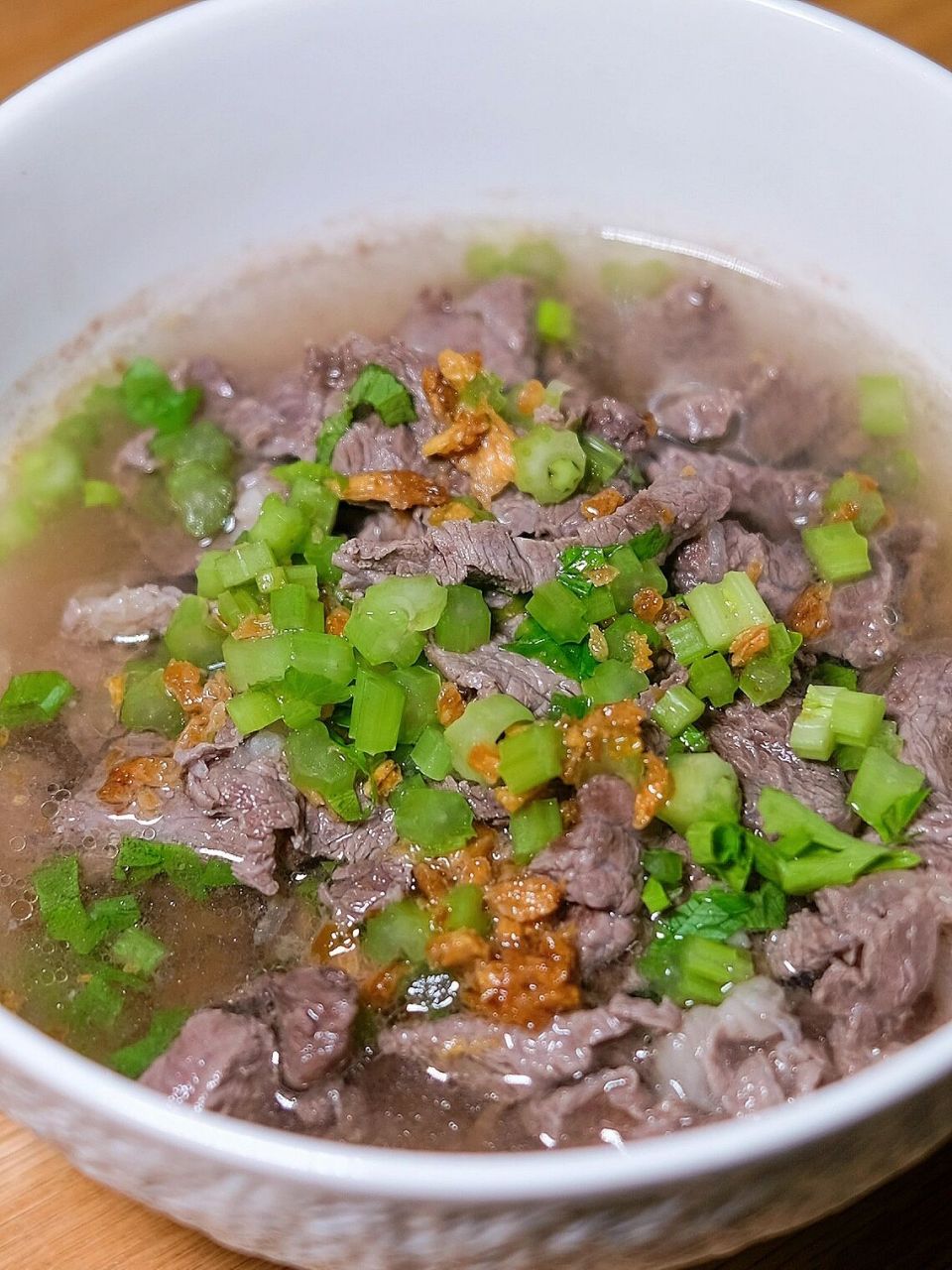 潮汕风味牛肉汤     	 懒得运动,嘴巴又馋.