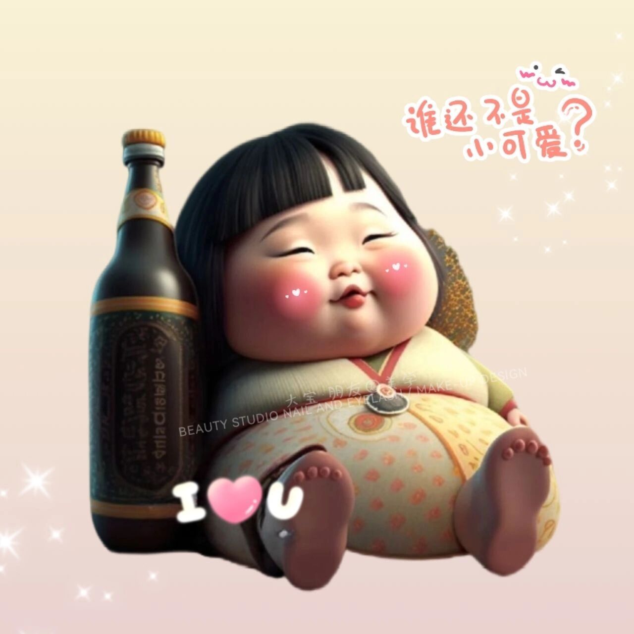 胖妞吃吃喝喝头像|躺平人生吃喝快乐 女孩子能有什么坏心思呢?