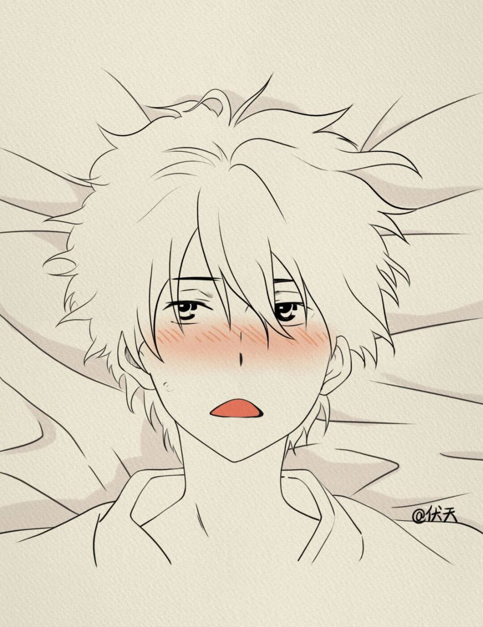 寻找小红书绘画大神# #折木奉太郎# #冰菓# #画画的日常# #简笔画