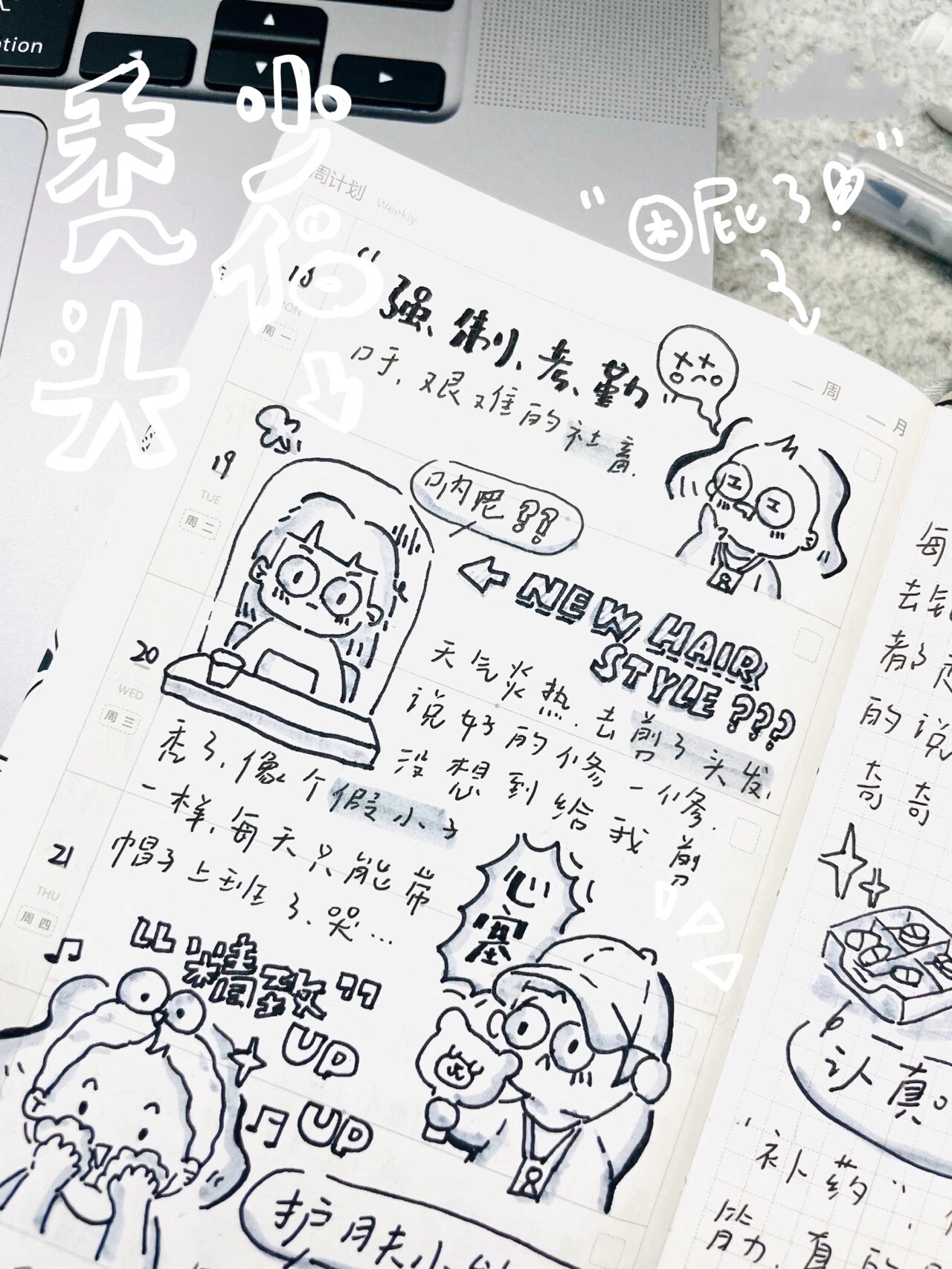 weeks手帐排版