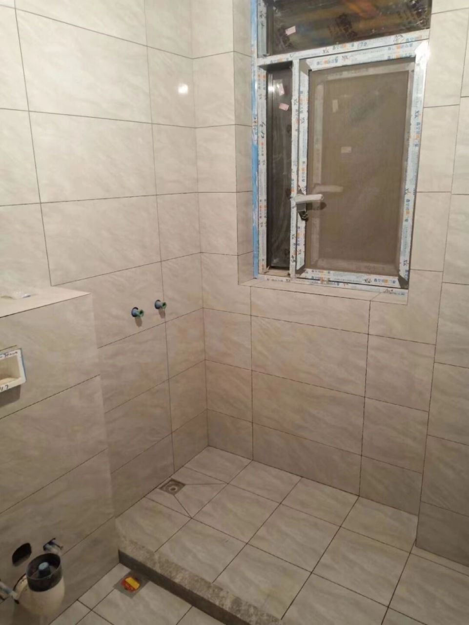 卫生间做了壁龛也很实用哦! #上海装修# #装修日记