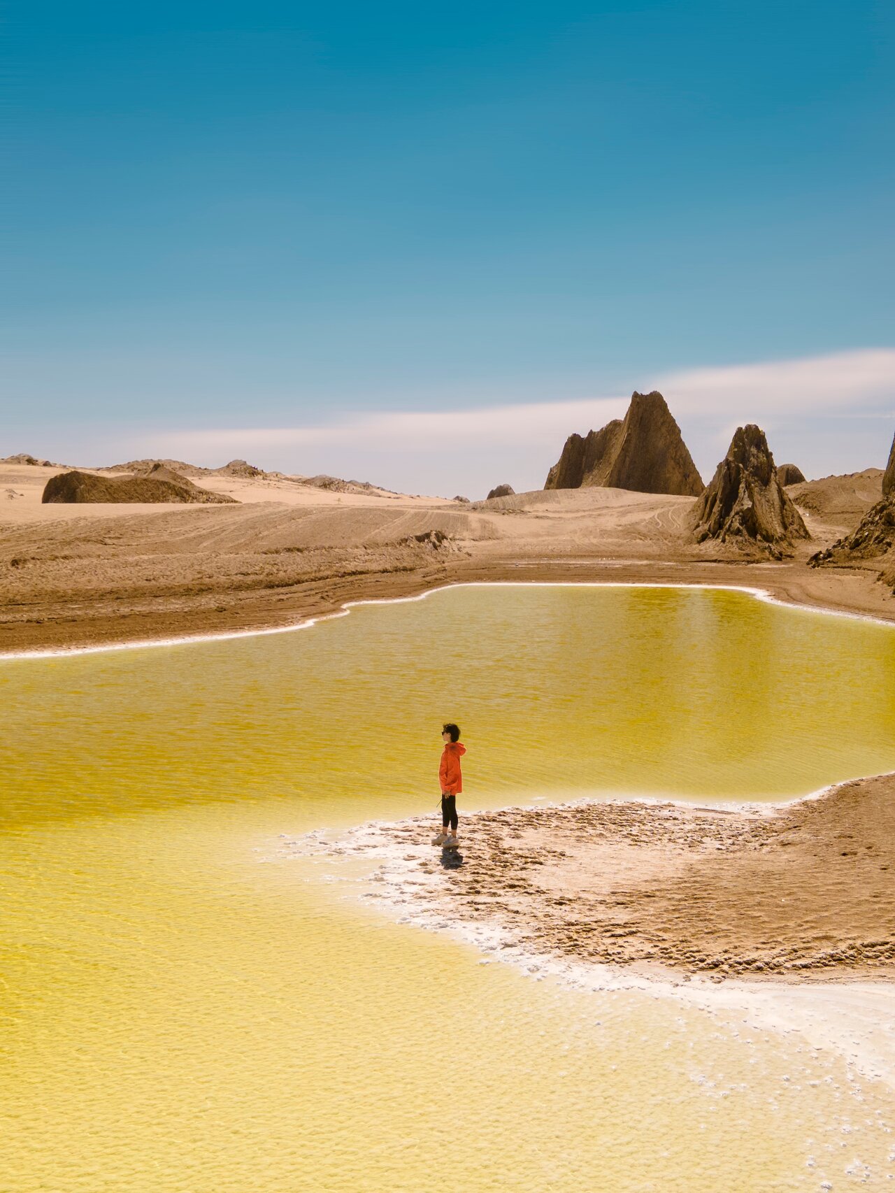 大西北最美黄色盐湖俄博梁硫磺湖97及攻略