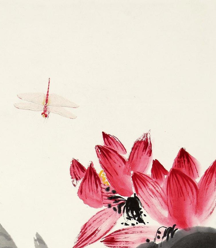 【齐白石画中的夏天】 - 齐白石先生一生曾画过上万只蜻蜓,在一系列