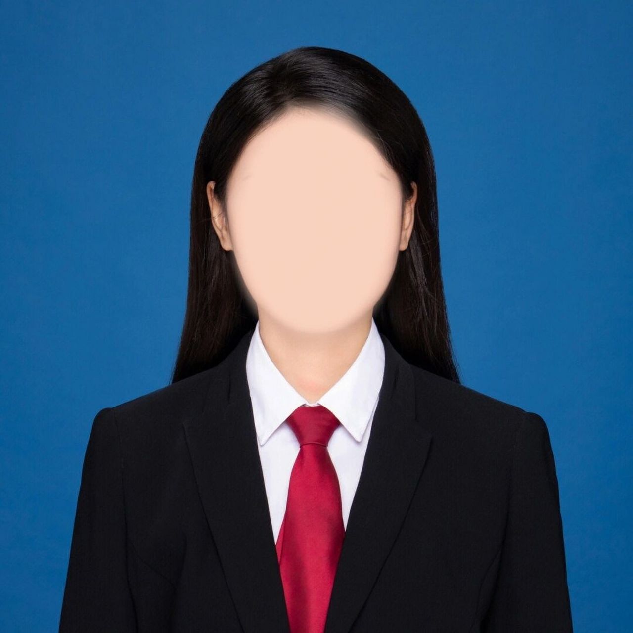 来一组红领带白衬衫黑西装证件照模板 好久没出模板了  太冷了  下雪