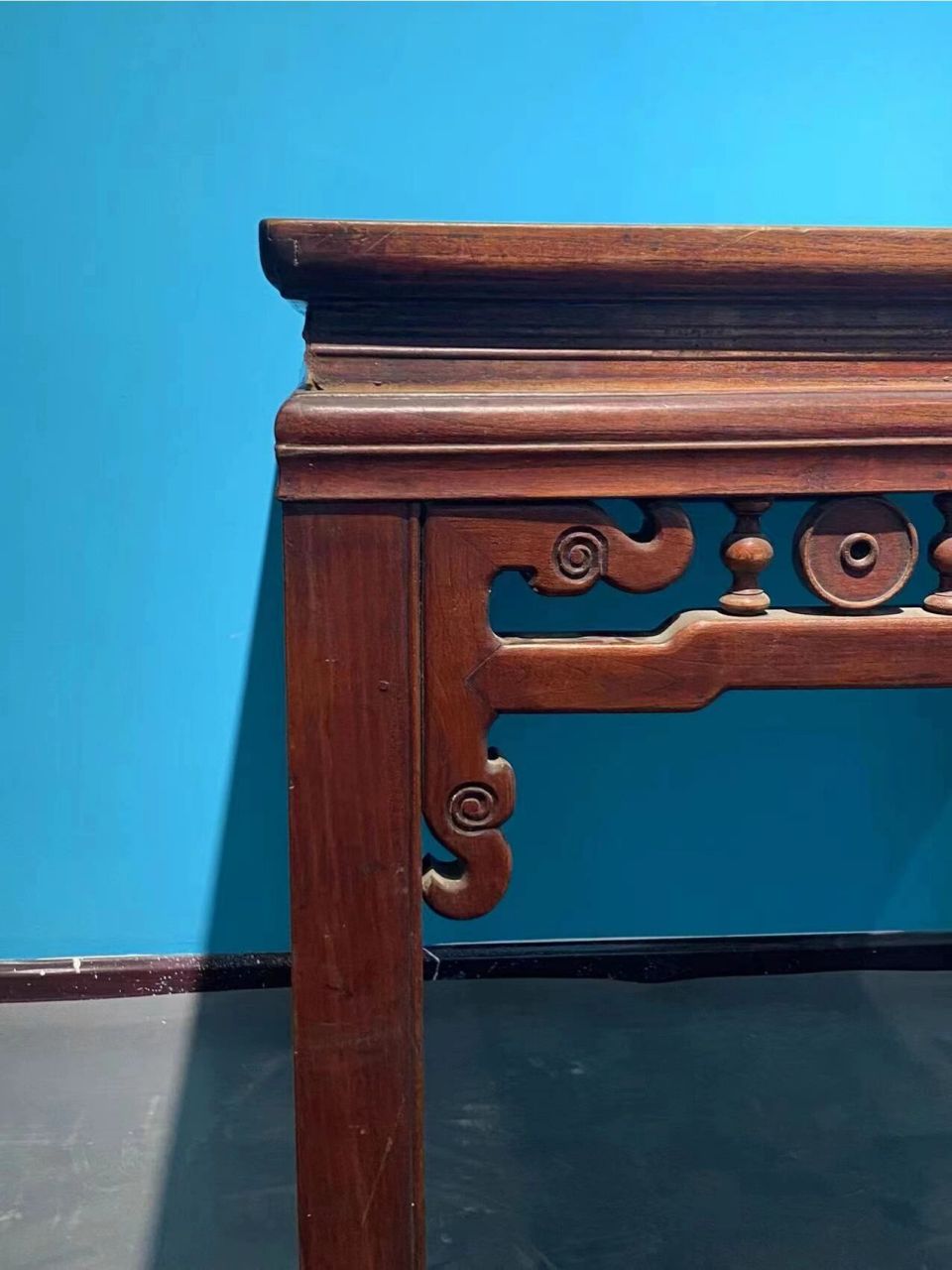 【 苏作榉木八仙桌 】 尺寸98/98/83,清中期.