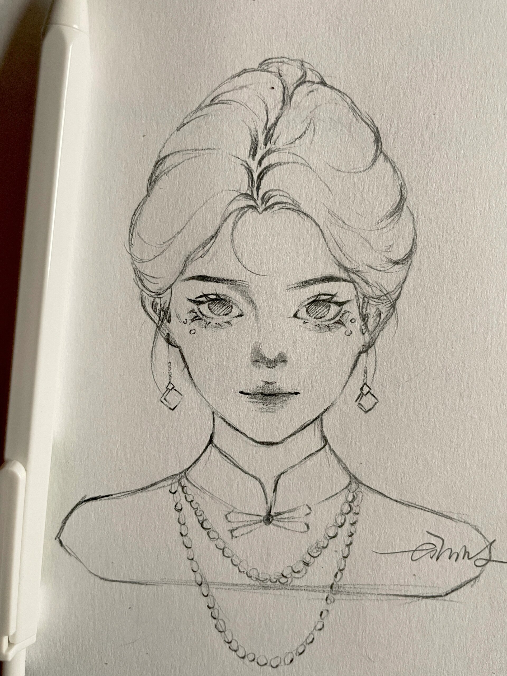 三张图教你画美女!