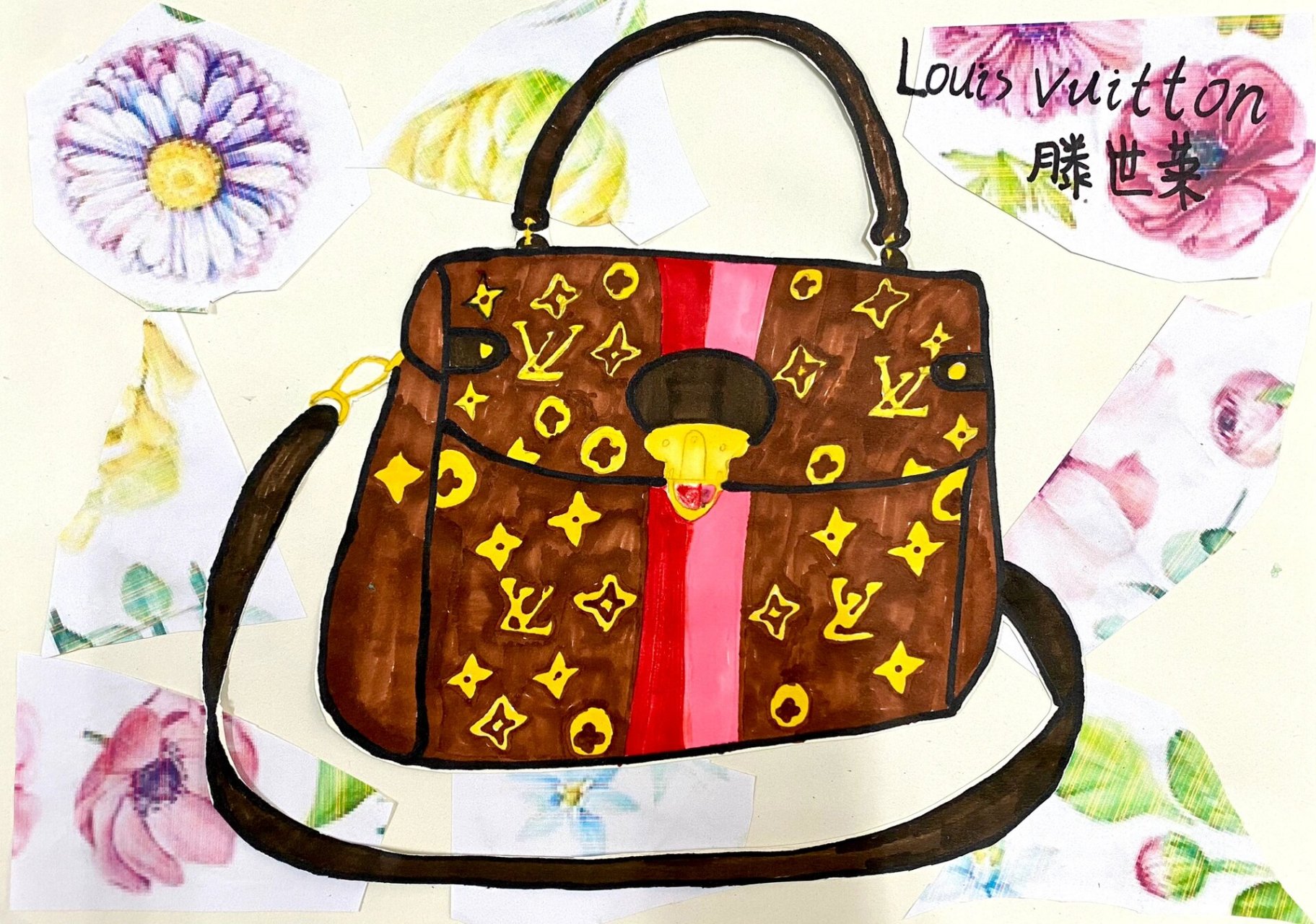 966-8岁创意绘画:"包"治百病 自己创作限量版的包包送给最爱的妈妈.