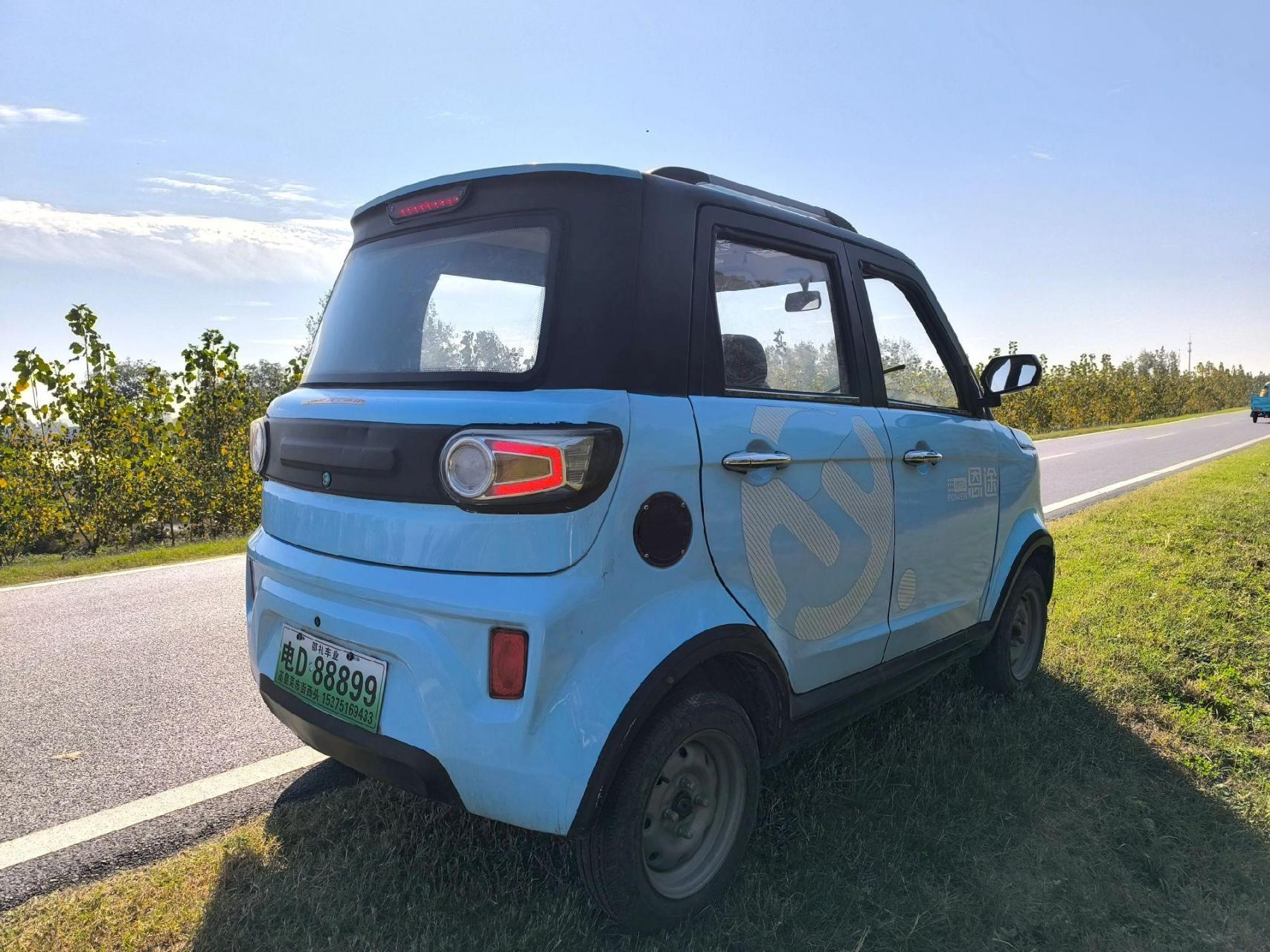 恩途电动四轮车.60v100ah大电池续航100公里