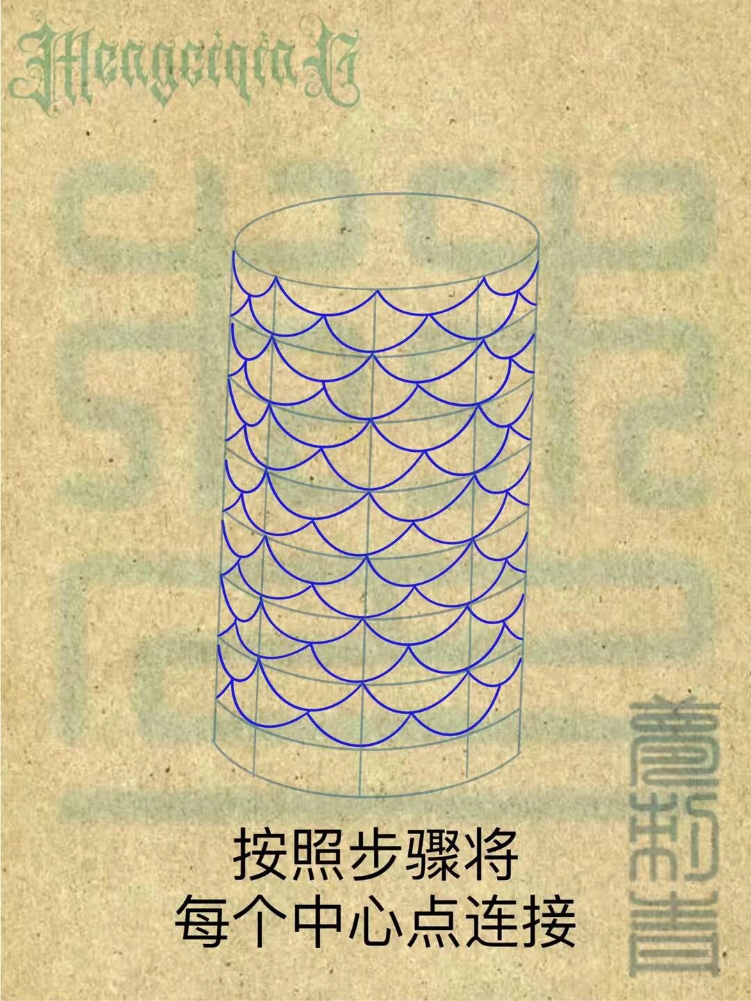 简笔画鱼鳞的画法步骤图片