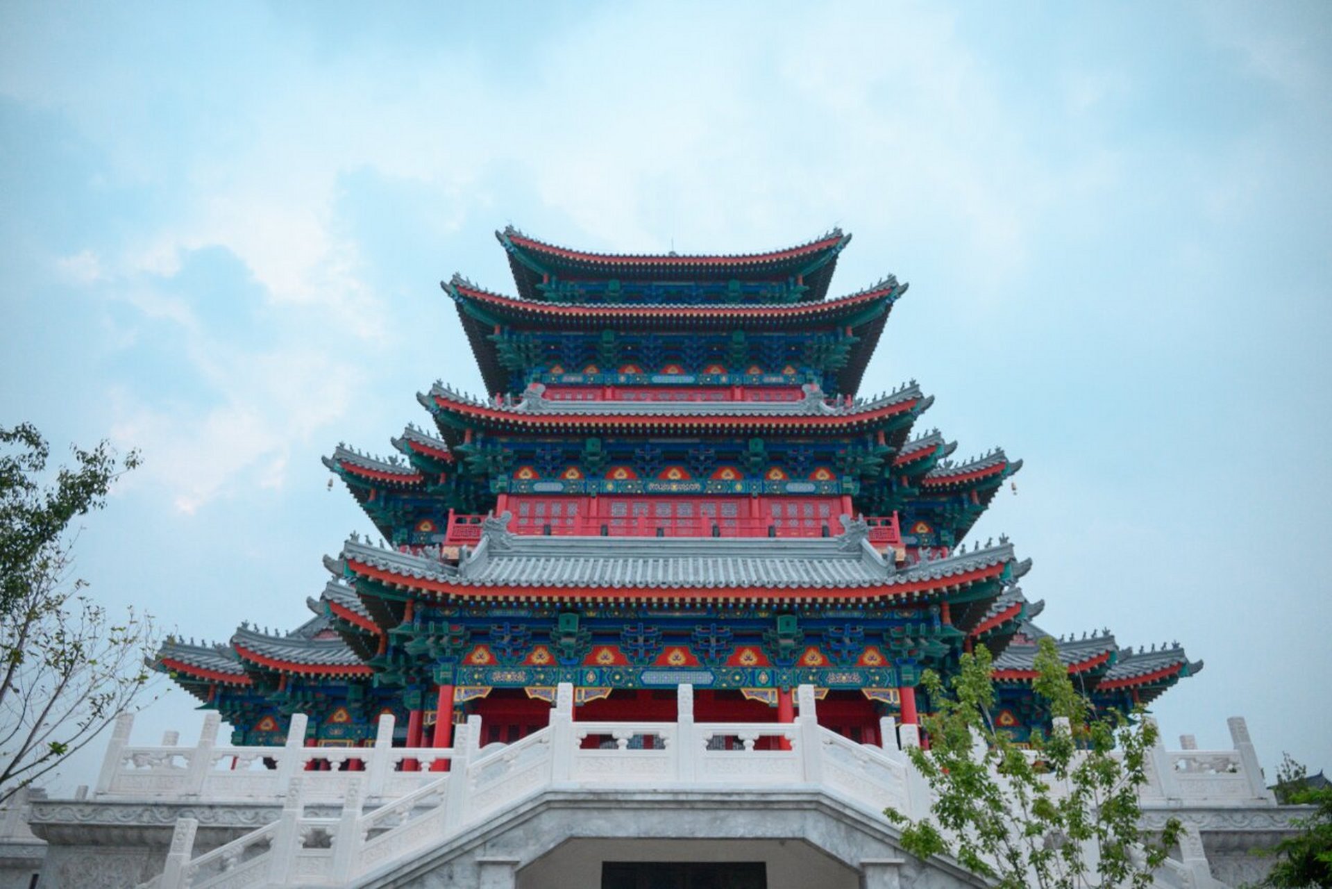 沧州南川楼丨那么大这么美,周末来河北~ 滔滔江水,悠悠大运河旁,坐落