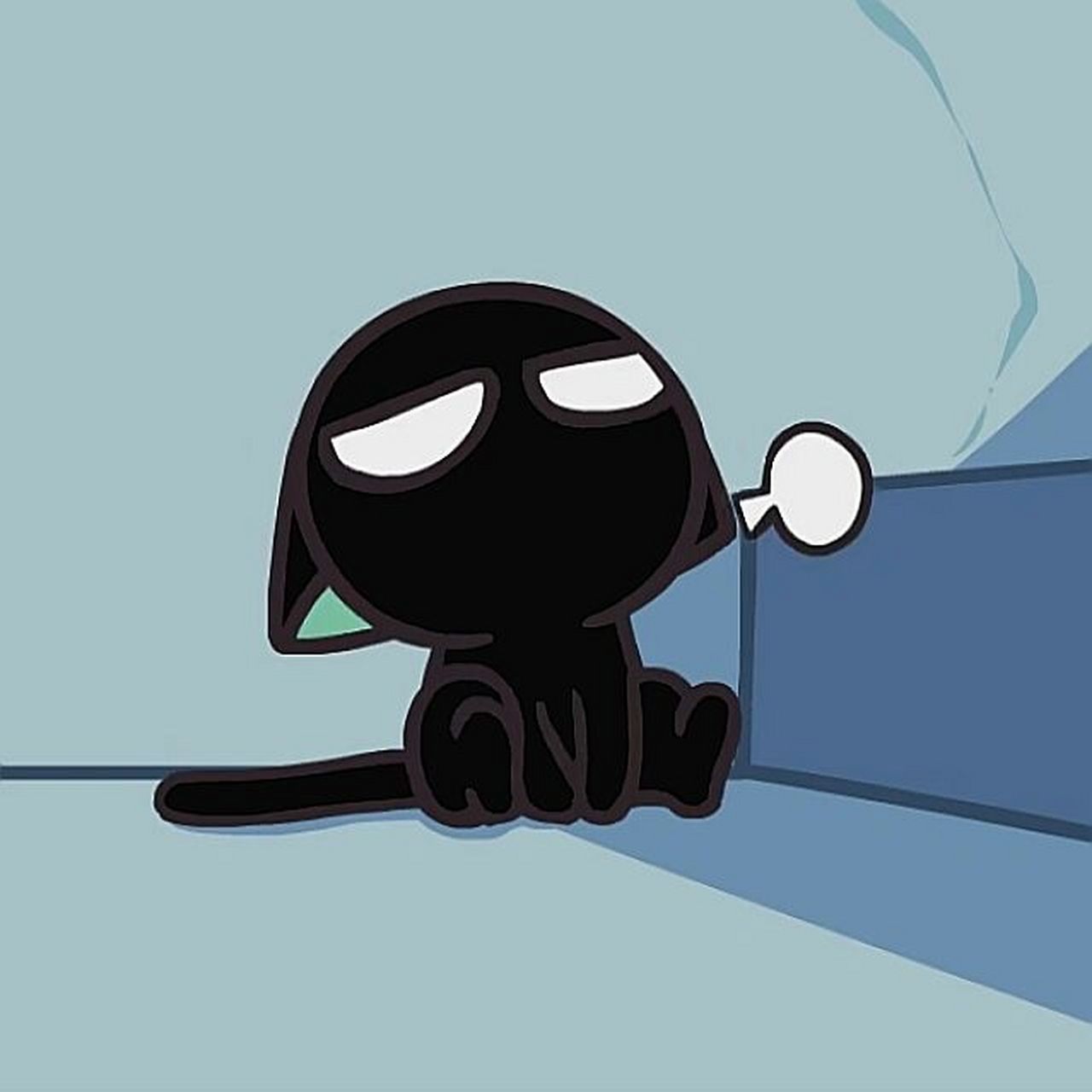 罗小黑战记 小黑表情包 小黑猫型的时候也是表情丰富呢