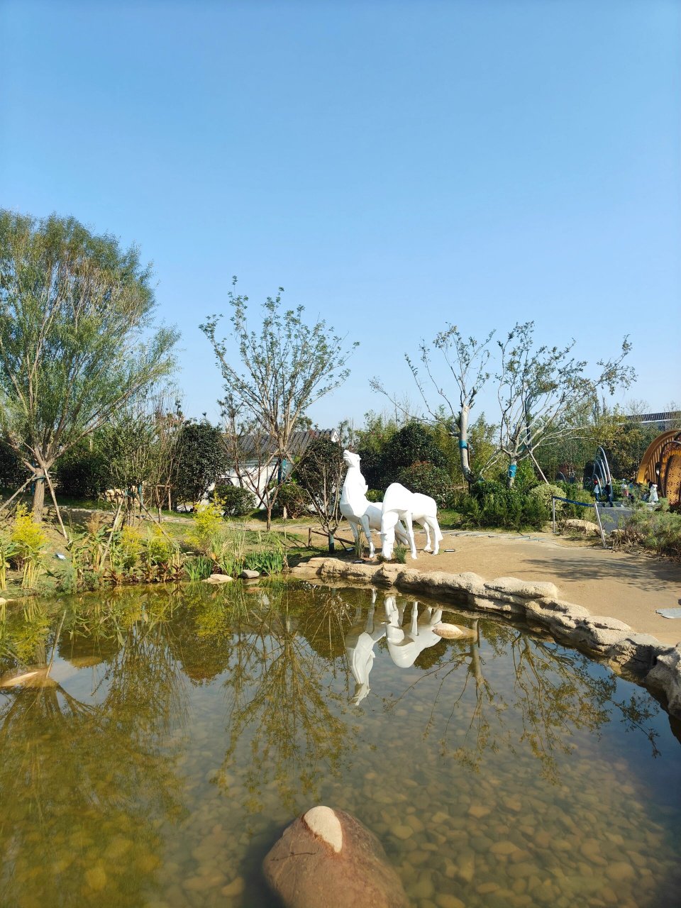园博园城市展园之乌鲁木齐园 这是我最喜欢的展园之一.