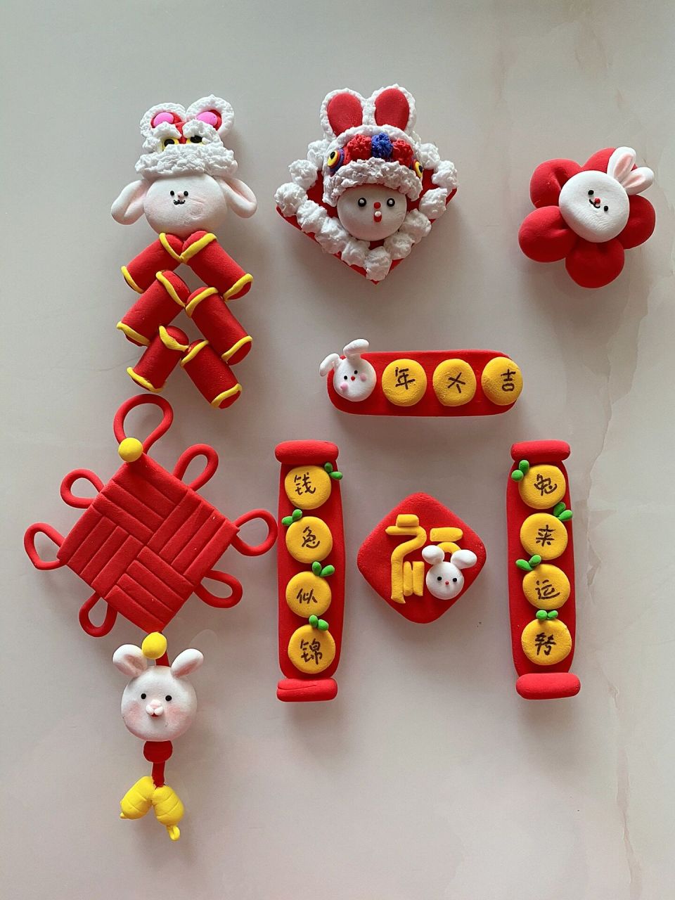 春节粘土素材来了