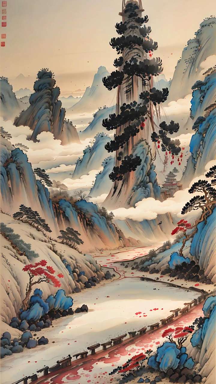 高山流水喜相逢图文伙伴计划 国风古韵 古风