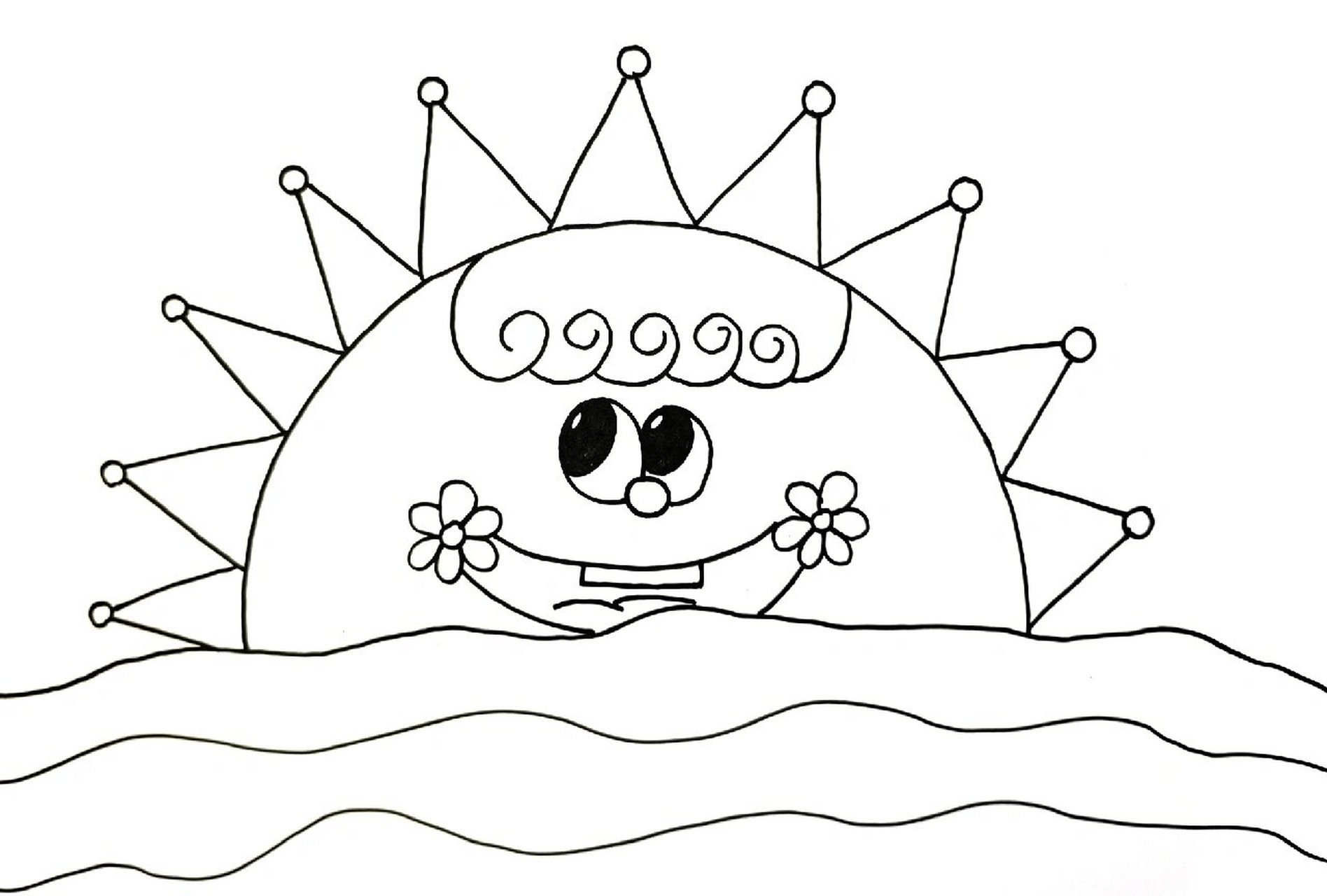 一年级创意美术『太阳』 一起看看小朋友们笔下的太阳吧!