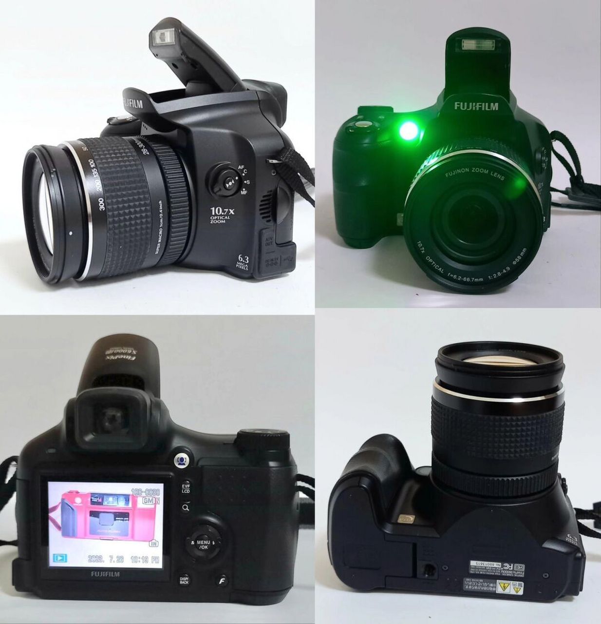 型号:富士finepix s6000fd 成色8 使用5号电池四个,整体重量667g(含电