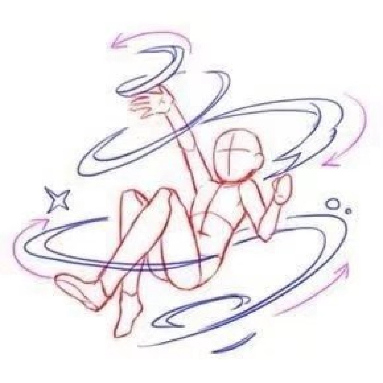 【绘画素材】使用魔法的动作参考