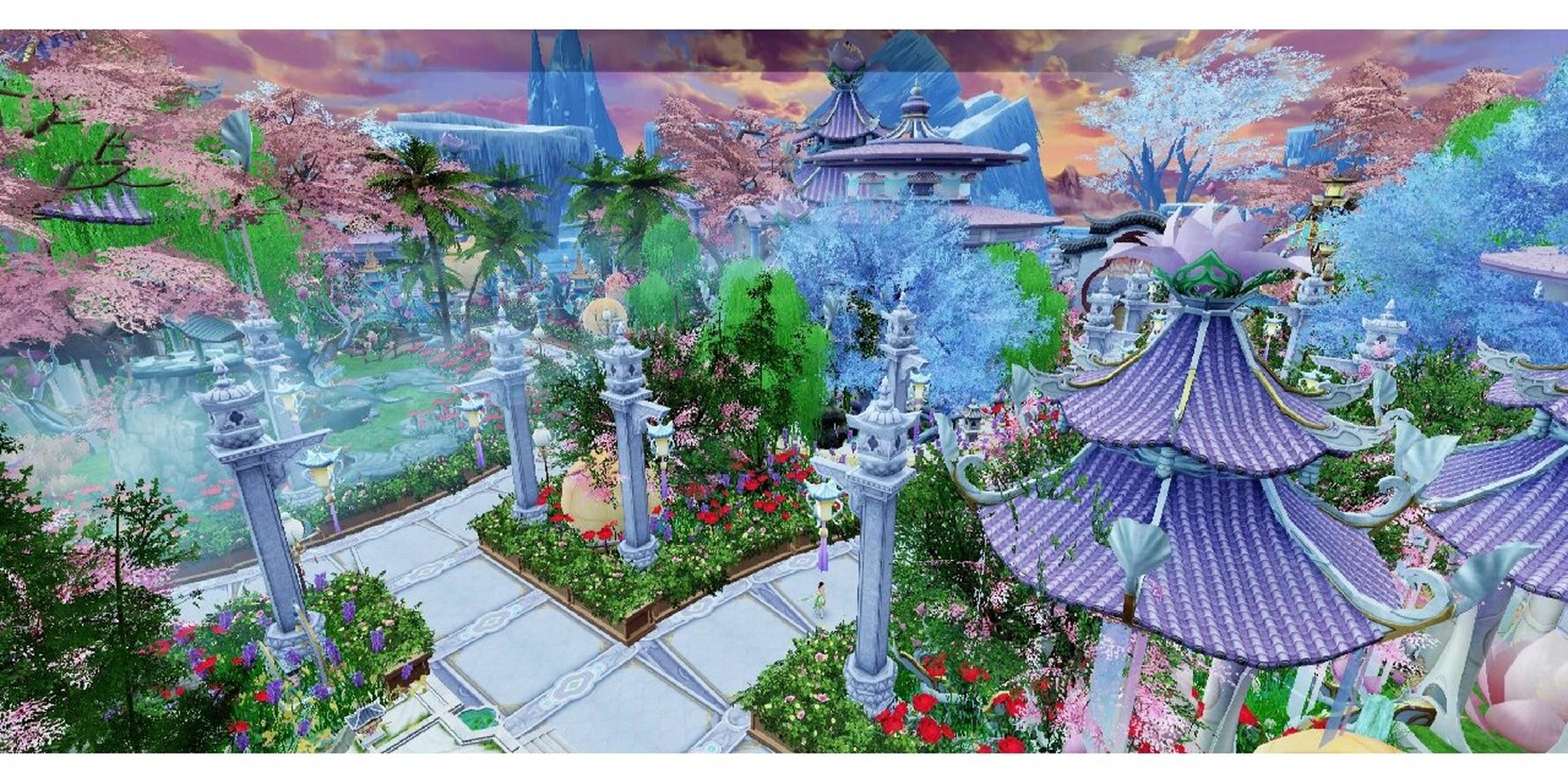 新诛仙手游仙府晴雪庭装修