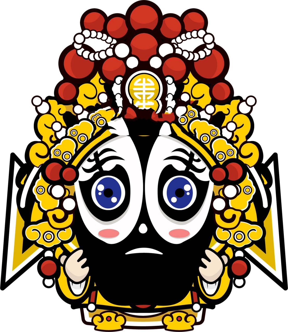 q版传统京剧戏曲人物|ip形象 一组q版戏曲人物      即要了解人物背景